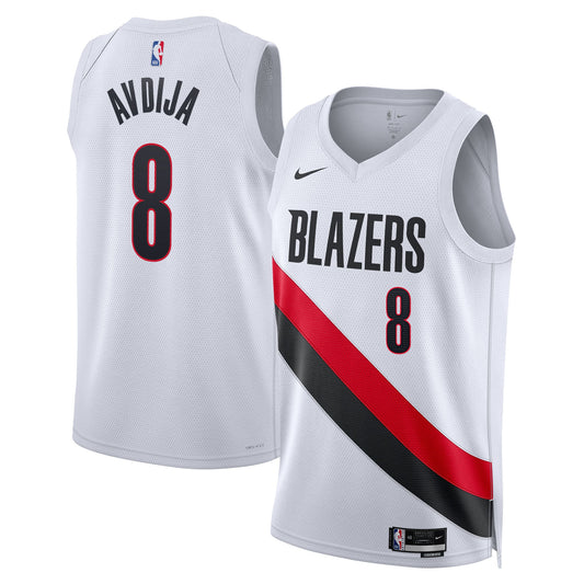 Unisex Portland Trail Blazers Deni Avdija Nike White Swingman Jersey - Association Edition