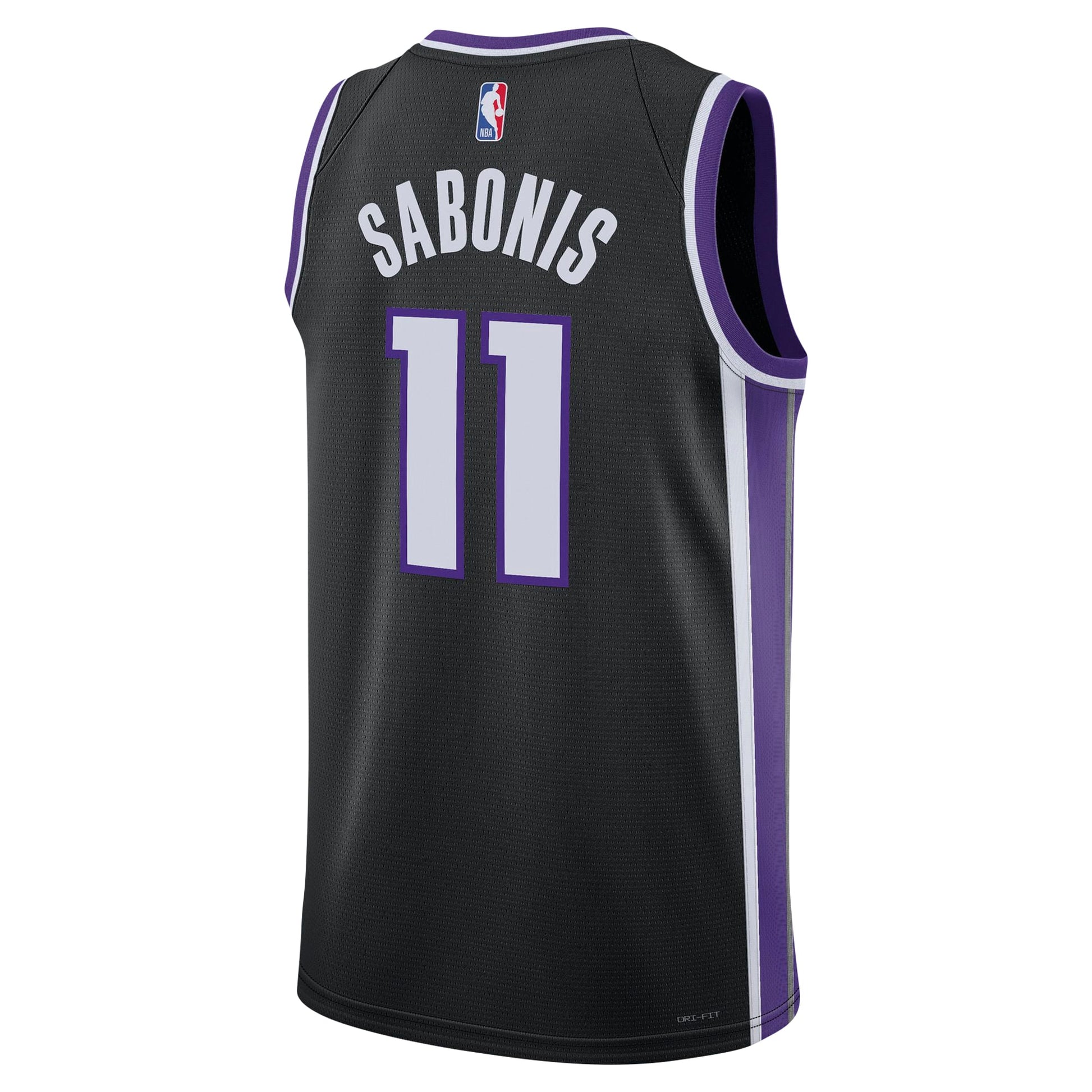 Unisex Sacramento Kings Domantas Sabonis Nike Black Swingman Player Jersey - Icon Edition