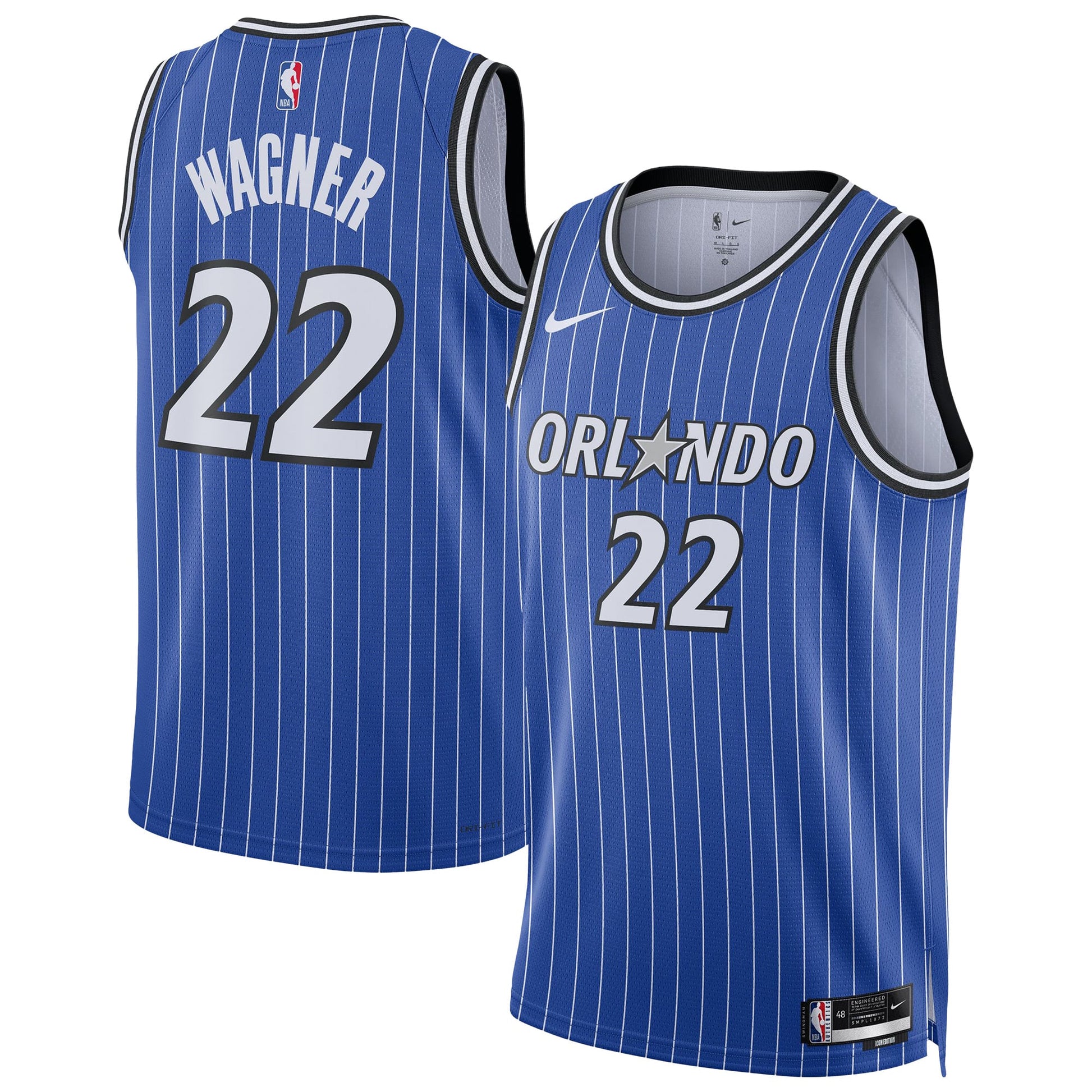 Unisex Orlando Magic Franz Wagner Nike Blue Swingman Player Jersey - Icon Edition