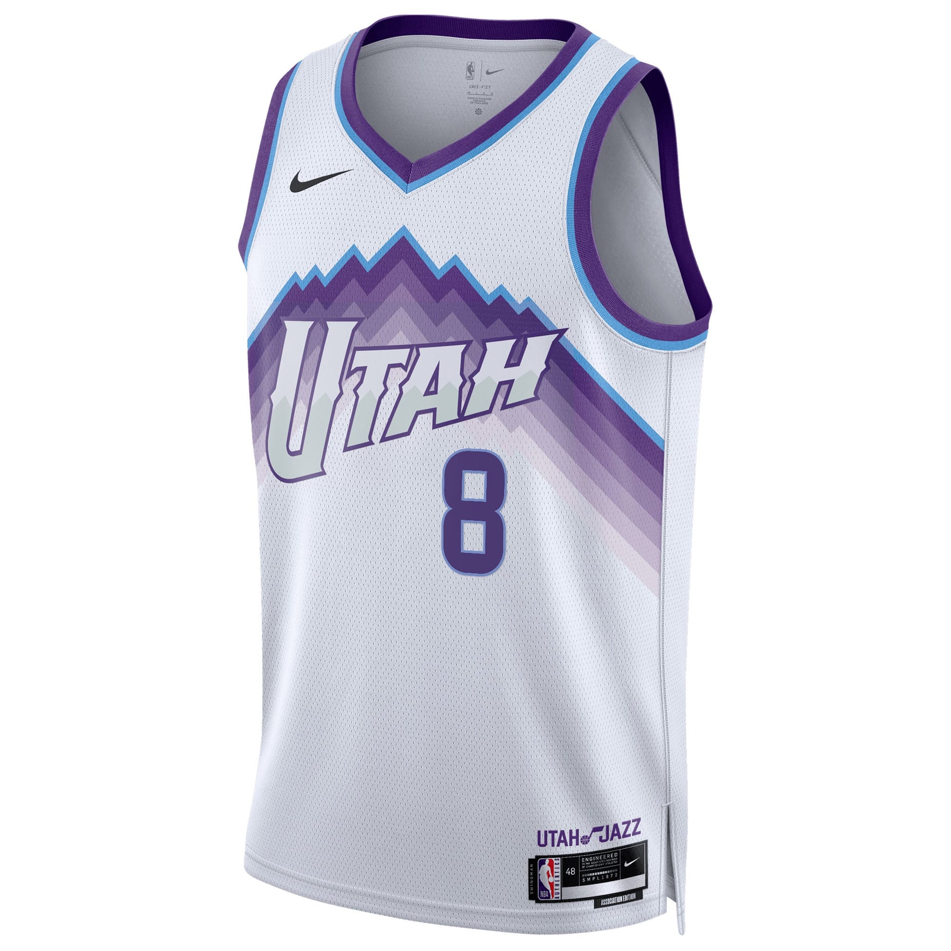 Unisex Utah Jazz Isaiah Collier Nike White Swingman Jersey - Association Edition