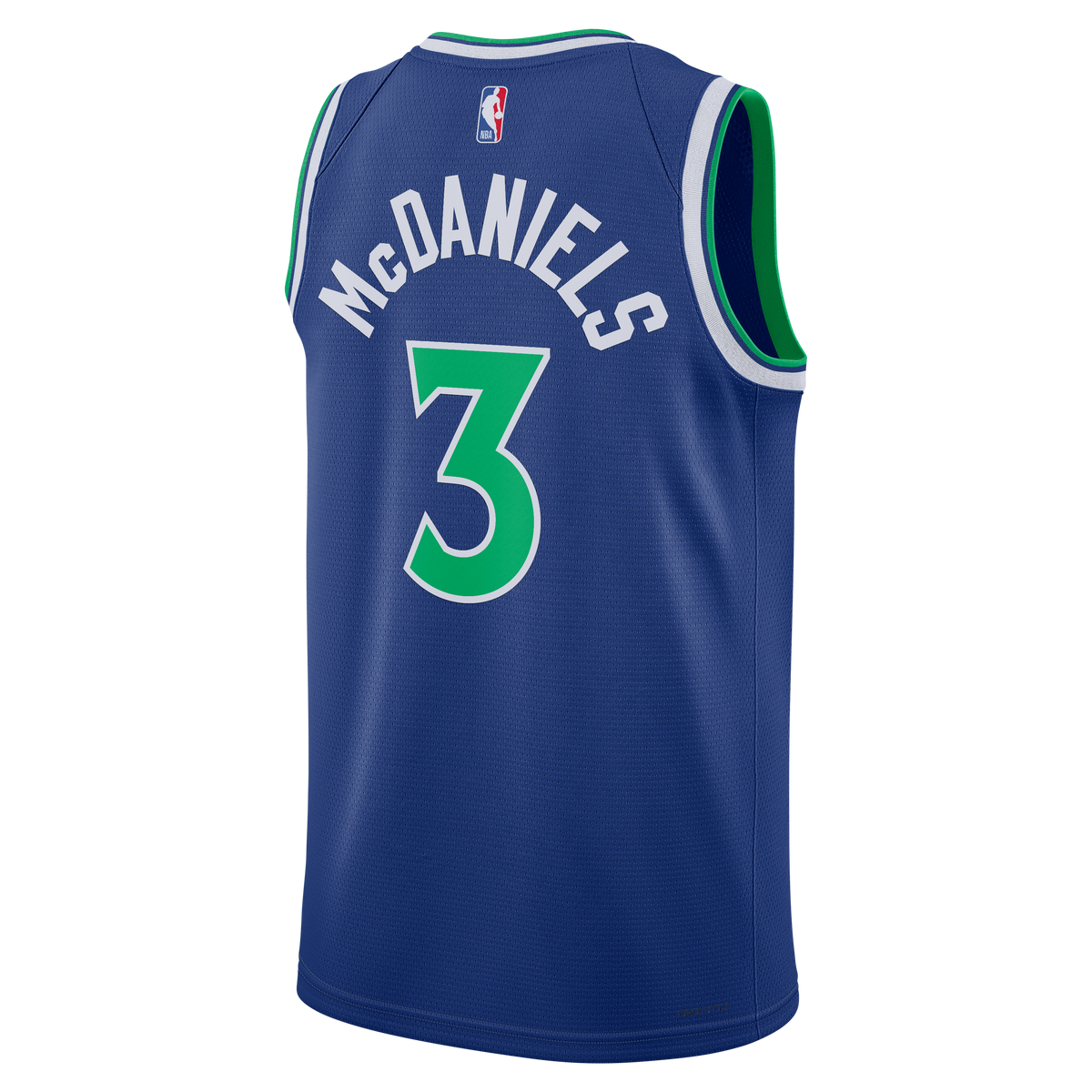 Unisex Minnesota Timberwolves Jaden McDaniels Nike Blue Swingman Jersey - Icon Edition