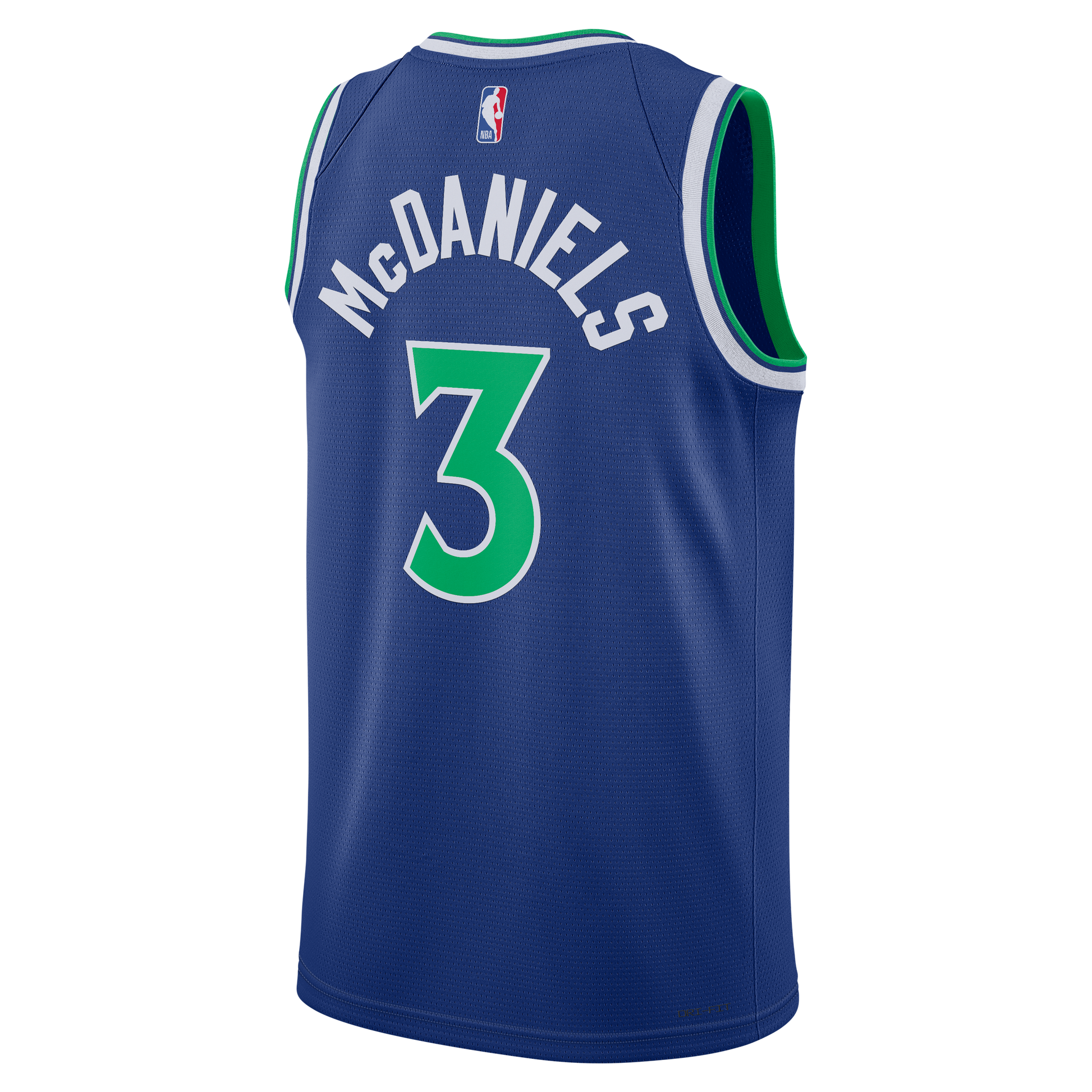 Unisex Minnesota Timberwolves Jaden McDaniels Nike Blue Swingman Jersey - Icon Edition