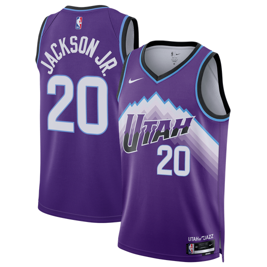 Unisex Utah Jazz Jaren Jackson Jr. Nike Purple Swingman Jersey - Icon Edition