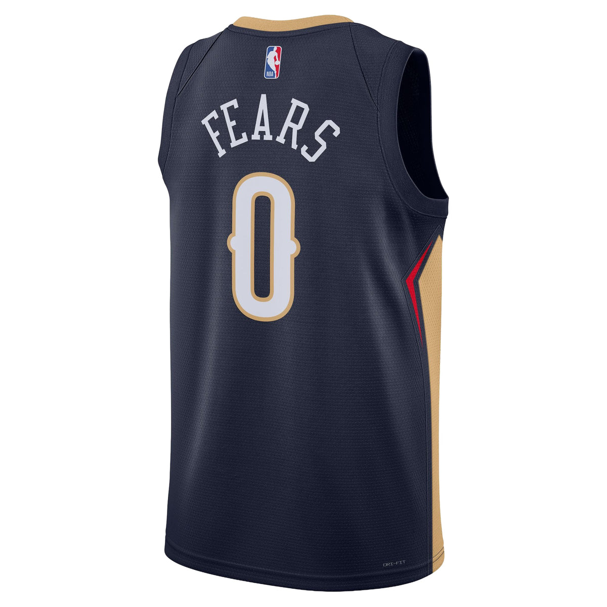 Unisex New Orleans Pelicans Jeremiah Fears Nike Navy Swingman Jersey - Icon Edition