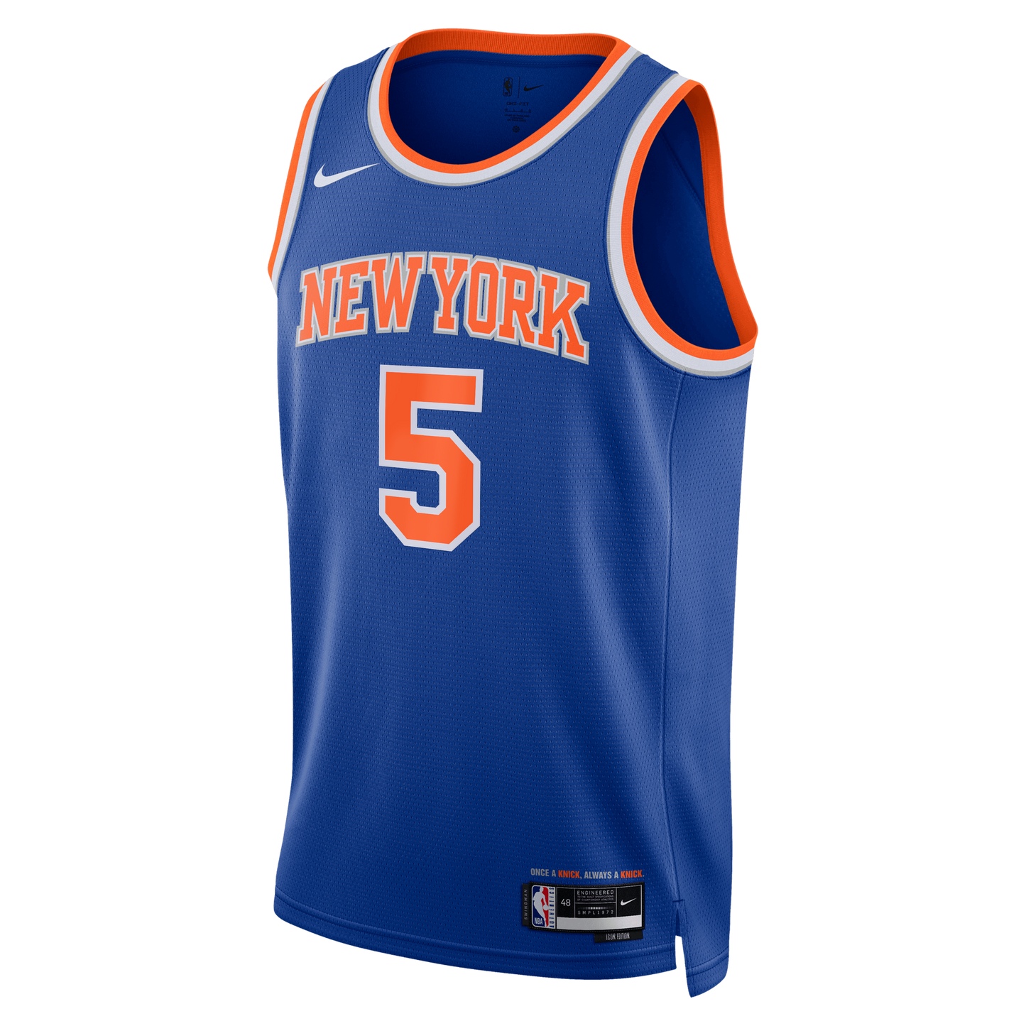 Unisex New York Knicks José Alvarado Nike Blue Swingman Jersey - Icon Edition