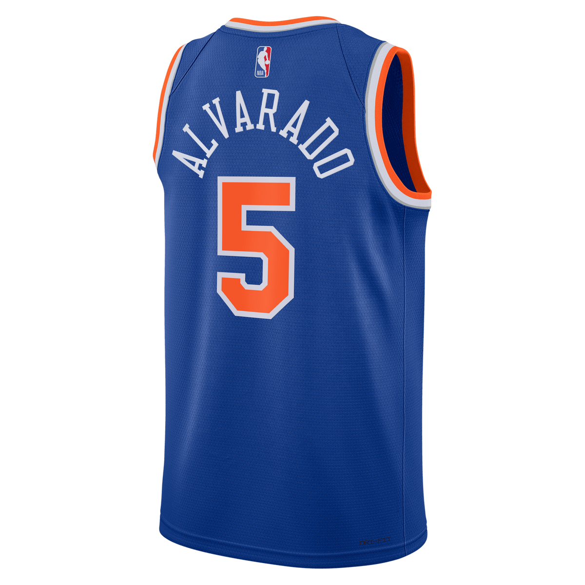 Unisex New York Knicks José Alvarado Nike Blue Swingman Jersey - Icon Edition