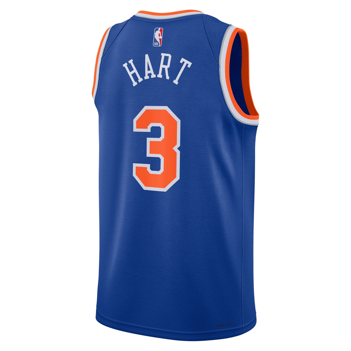 Unisex New York Knicks Josh Hart Nike Blue Swingman Jersey - Icon Edition