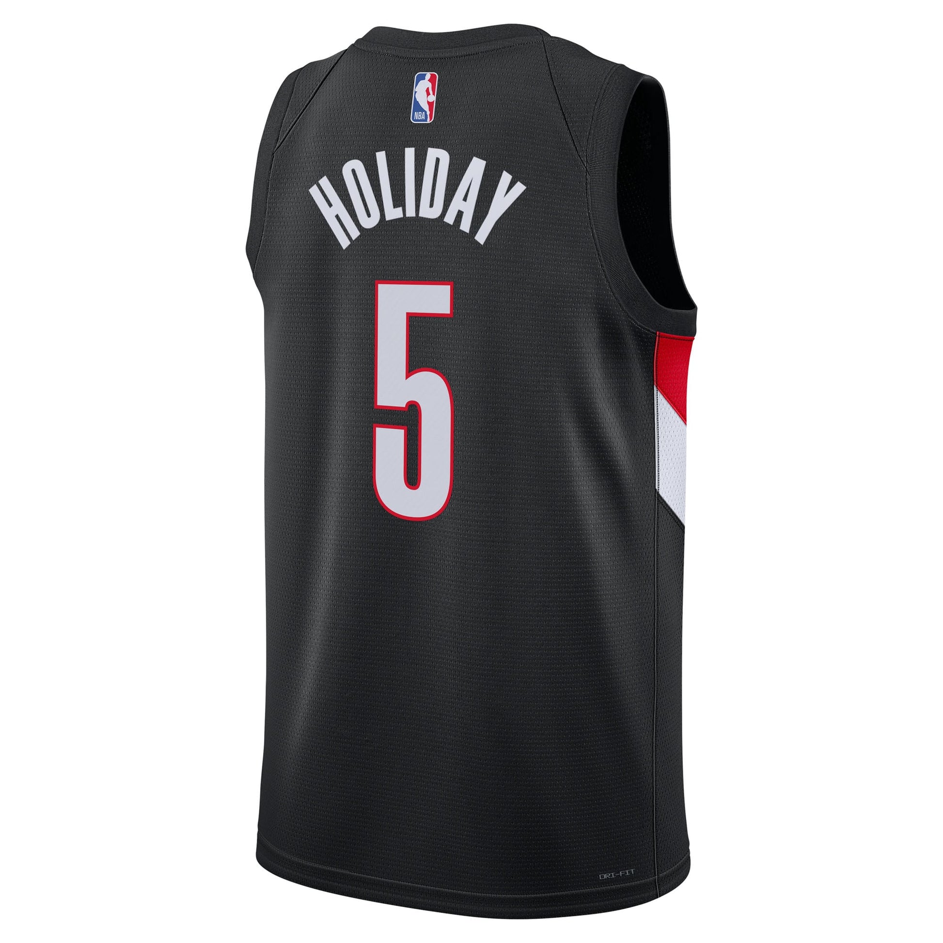 Unisex Portland Trail Blazers Jrue Holiday Nike Black Swingman Jersey - Icon Edition