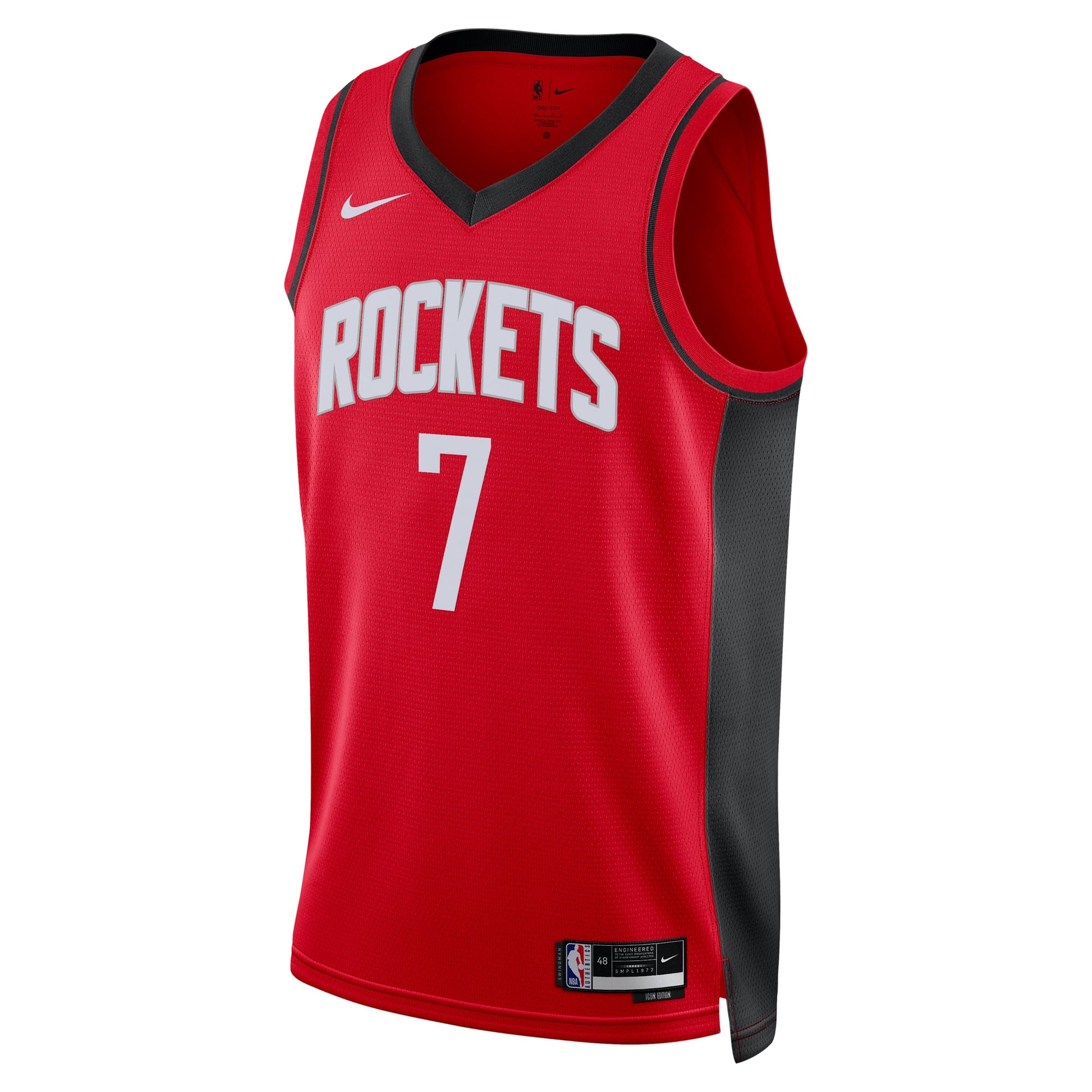 Unisex Houston Rockets Kevin Durant Nike Red Swingman Player Jersey - Icon Edition