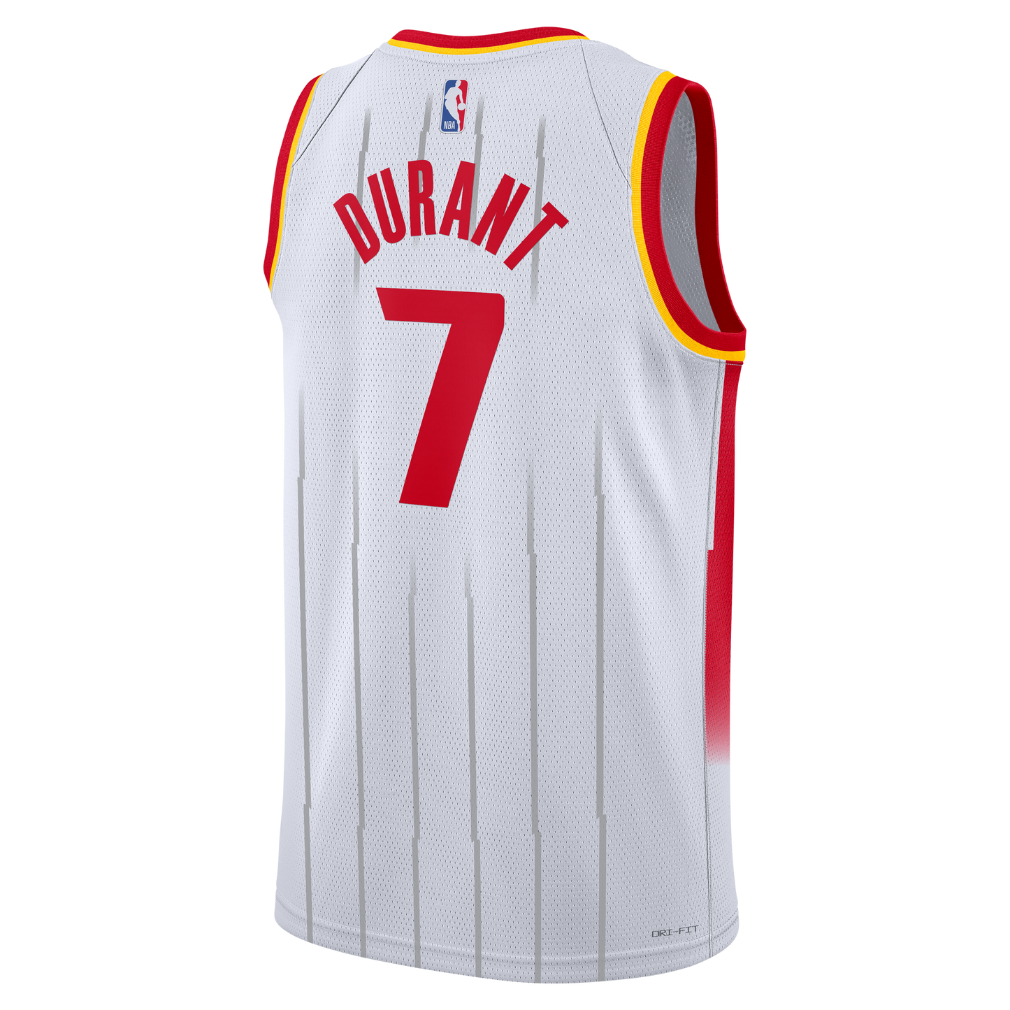Unisex Houston Rockets Kevin Durant Nike White Swingman Jersey - Association Edition