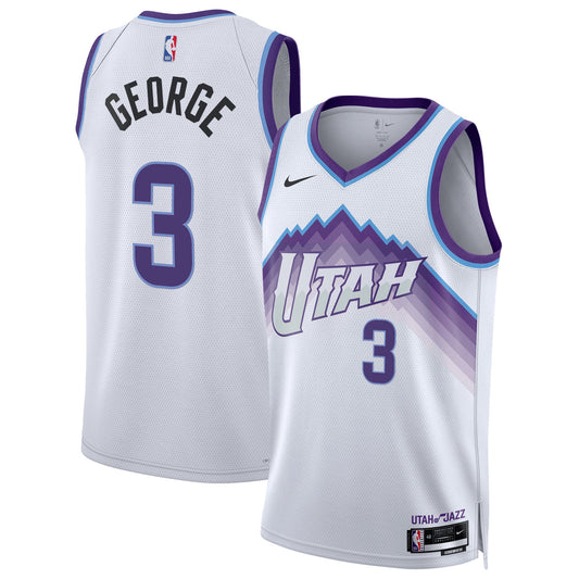 Unisex Utah Jazz Keyonte George Nike White Swingman Jersey - Association Edition