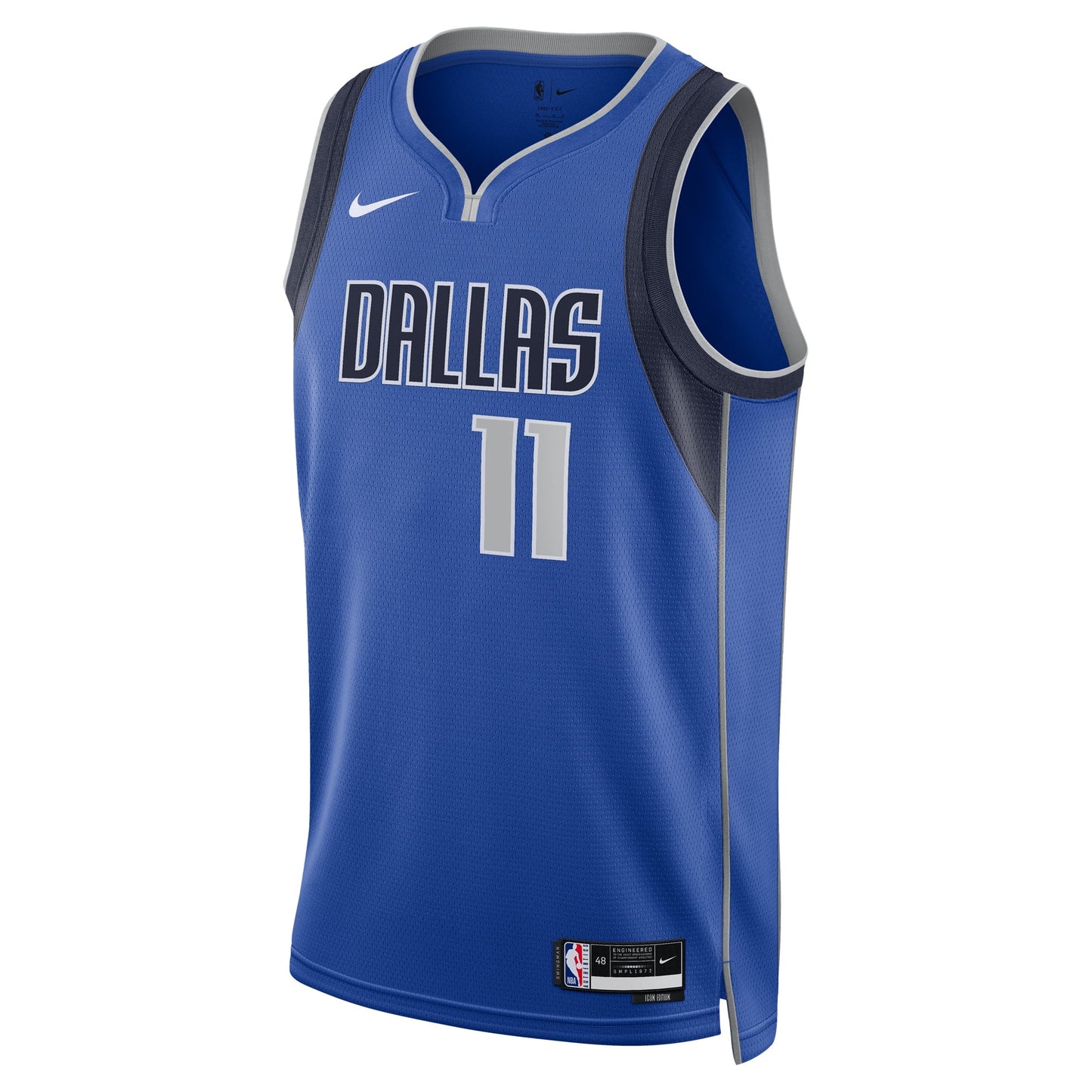 Unisex Dallas Mavericks Kyrie Irving Nike Blue Badge Swingman Replica Jersey - Icon Edition