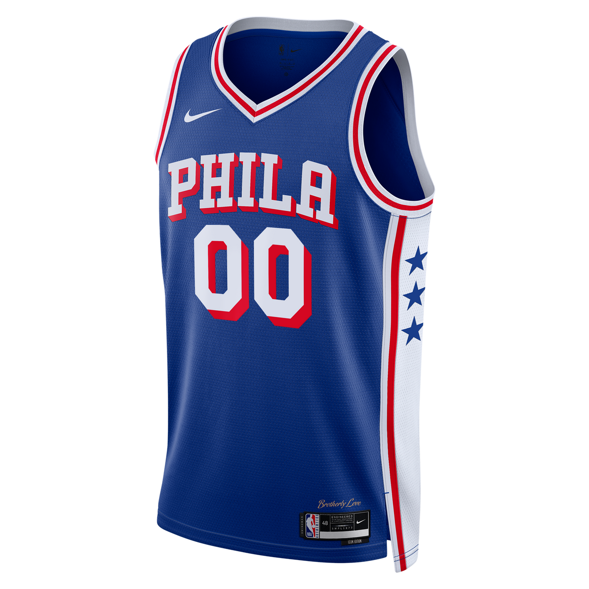 Unisex Philadelphia 76ers Labaron Philon Jr. Nike Royal Swingman Jersey - Icon Edition