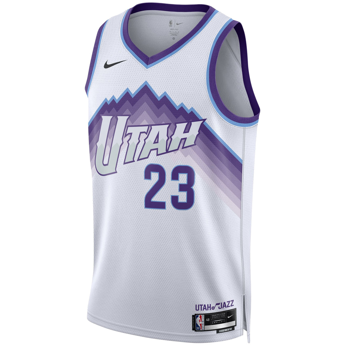 Unisex Utah Jazz Lauri Markkanen Nike White Swingman Jersey - Association Edition