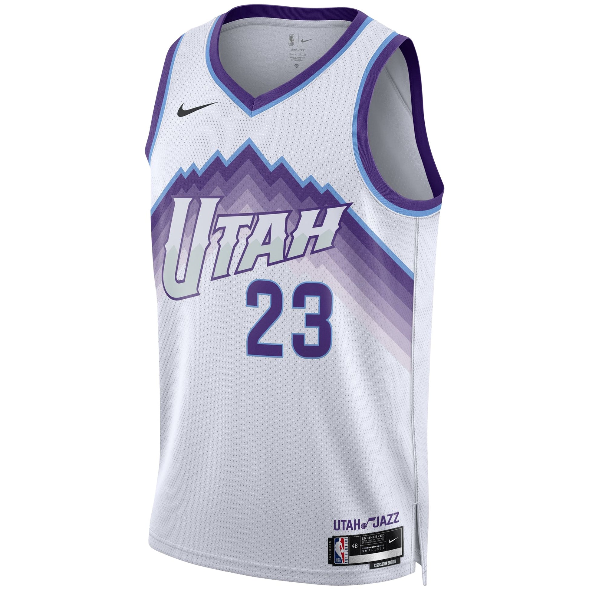 Unisex Utah Jazz Lauri Markkanen Nike White Swingman Jersey - Association Edition