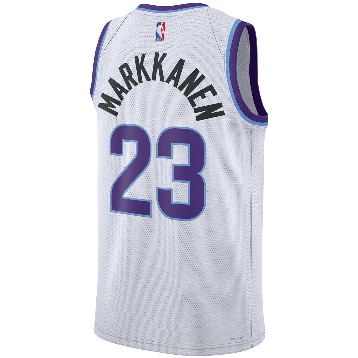 Unisex Utah Jazz Lauri Markkanen Nike White Swingman Jersey - Association Edition