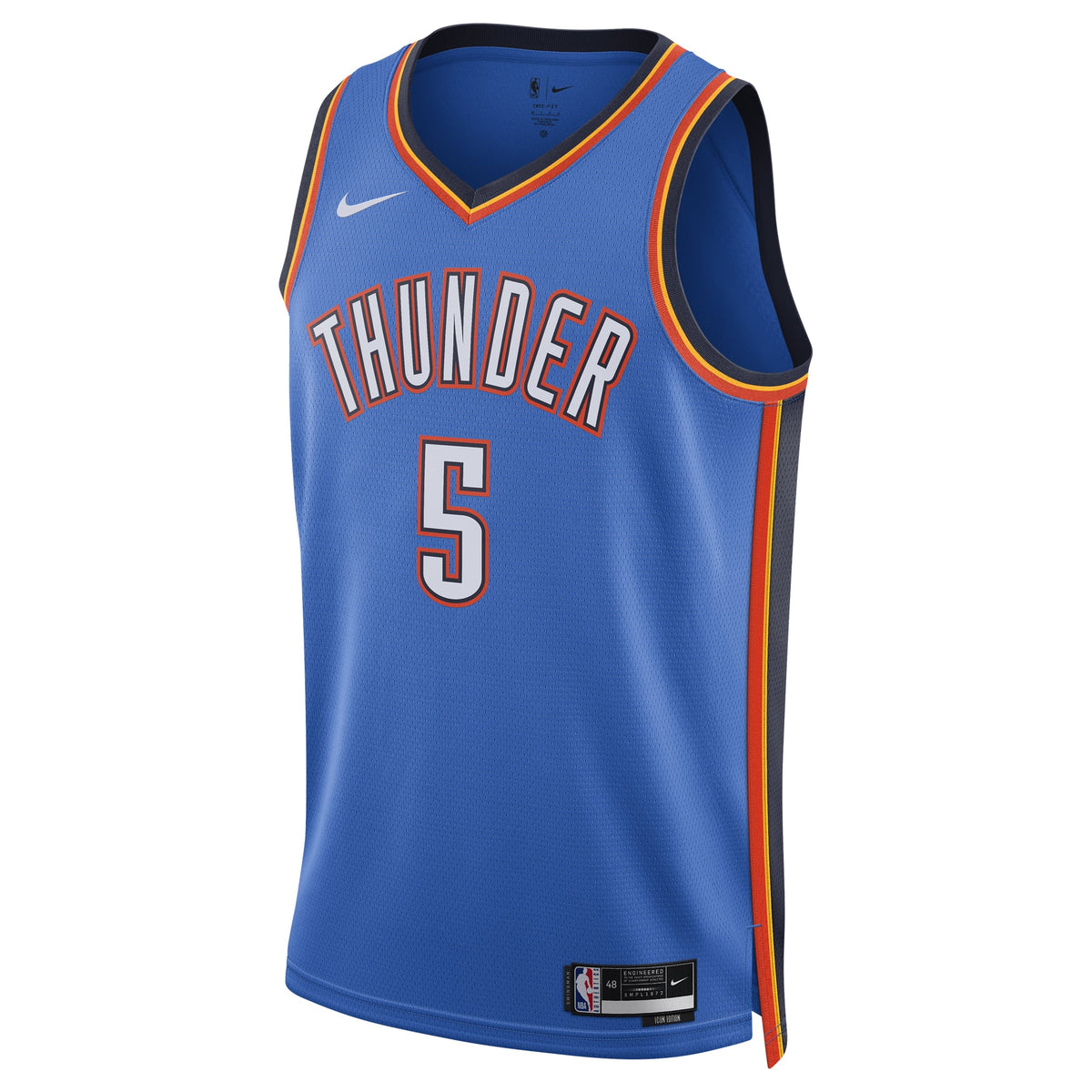 Unisex Oklahoma City Thunder Luguentz Dort Nike Blue Swingman Player Jersey - Icon Edition