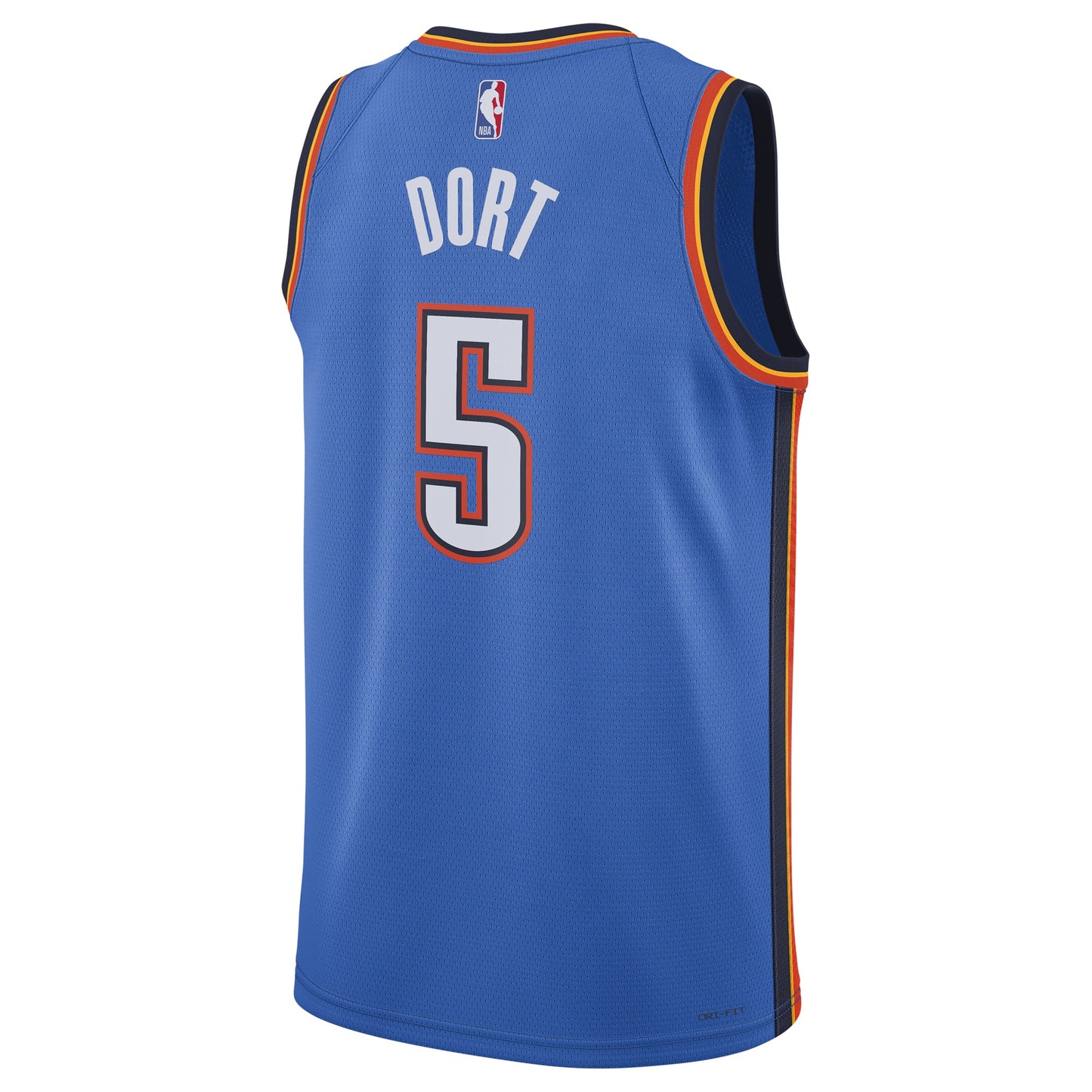 Unisex Oklahoma City Thunder Luguentz Dort Nike Blue Swingman Player Jersey - Icon Edition