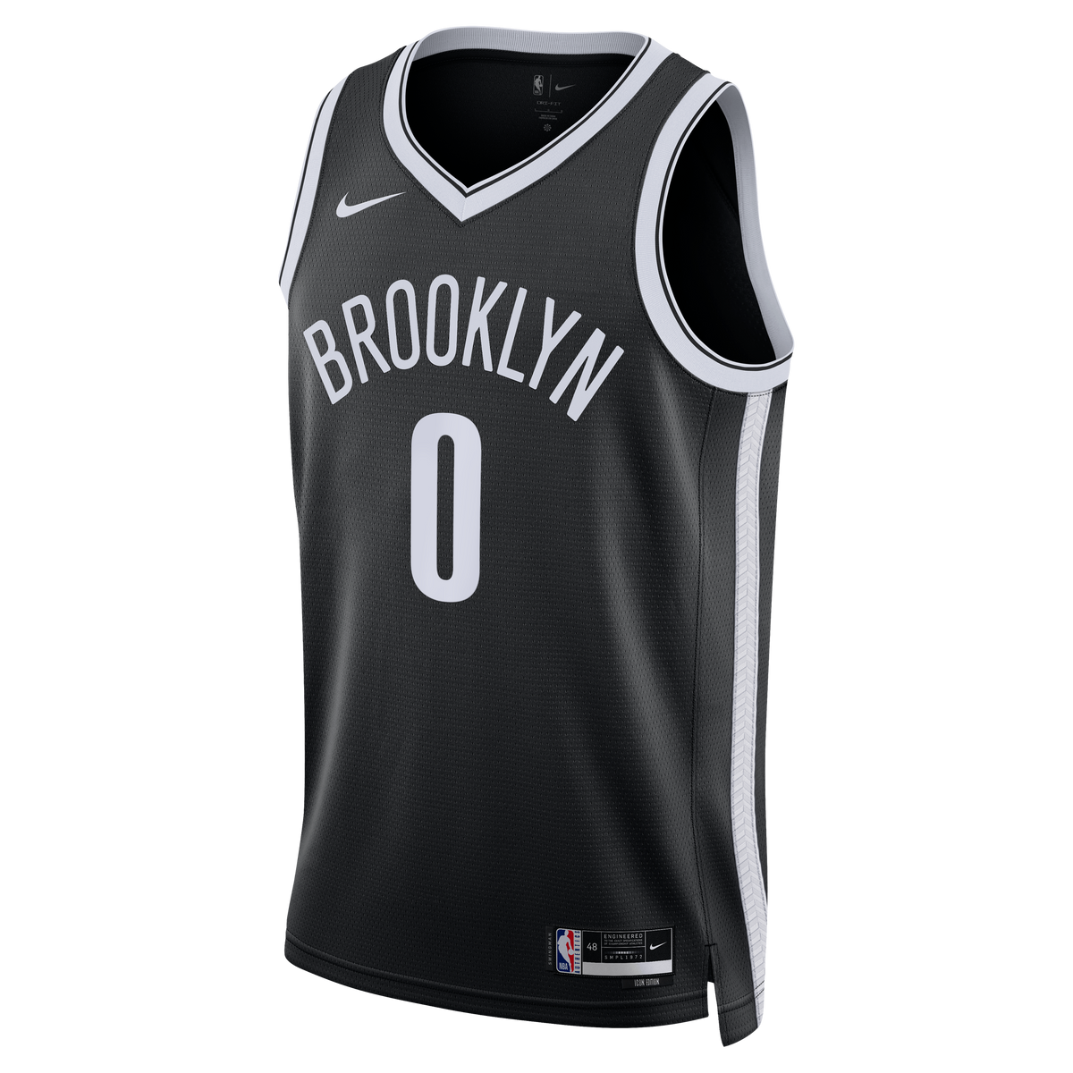 Unisex Brooklyn Nets Mikel Brown Jr. Nike Black Swingman Jersey - Icon Edition