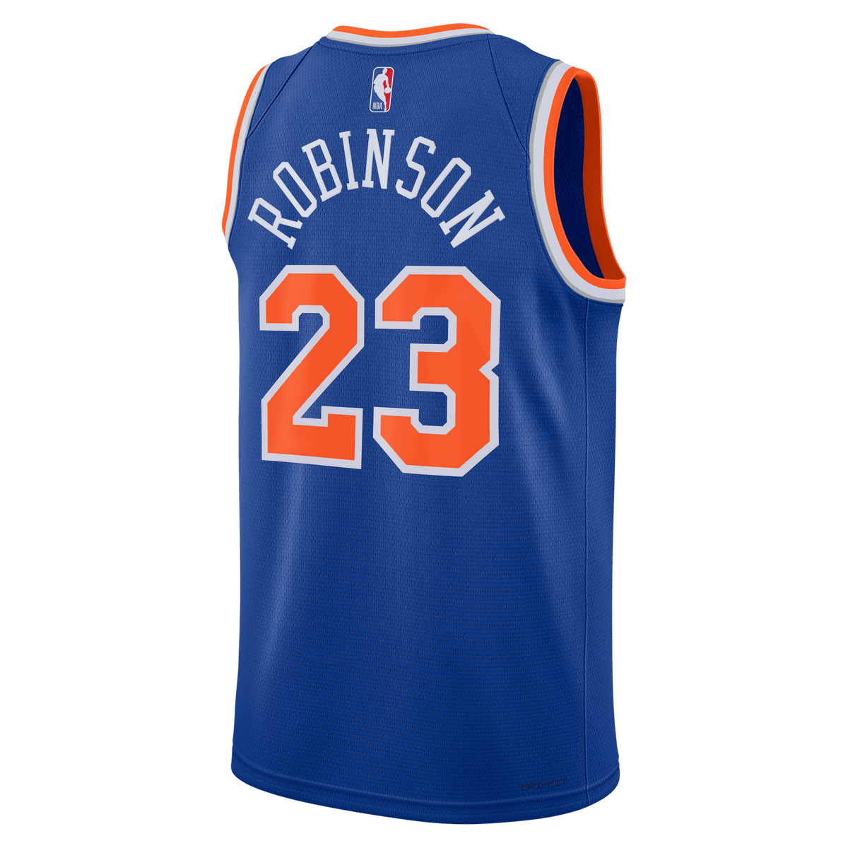 Unisex New York Knicks Mitchell Robinson Nike Blue Swingman Jersey - Icon Edition