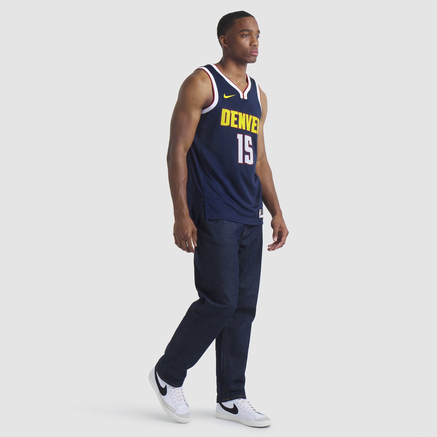 Unisex Denver Nuggets Nikola Jokic Nike Navy Swingman Jersey - Icon Edition