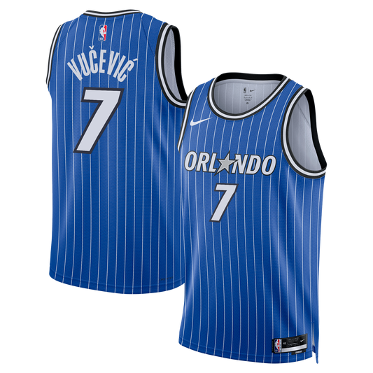 Unisex Orlando Magic Nikola Vučević Nike Blue Swingman Jersey - Icon Edition