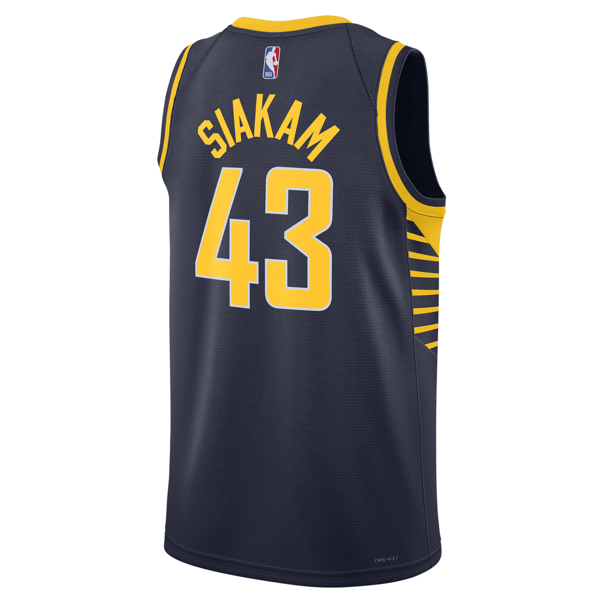 Unisex Indiana Pacers Pascal Siakam Nike Navy Swingman Jersey - Icon Edition
