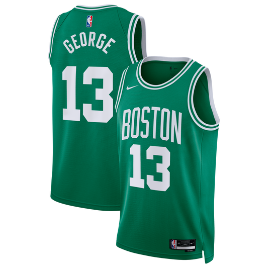 Unisex Boston Celtics Paul George Nike Kelly Green Swingman Jersey - Icon Edition
