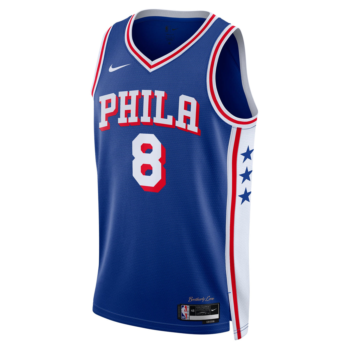 Unisex Philadelphia 76ers Paul George Nike Royal 2024 Offseason Addition Nike Swingman Jersey