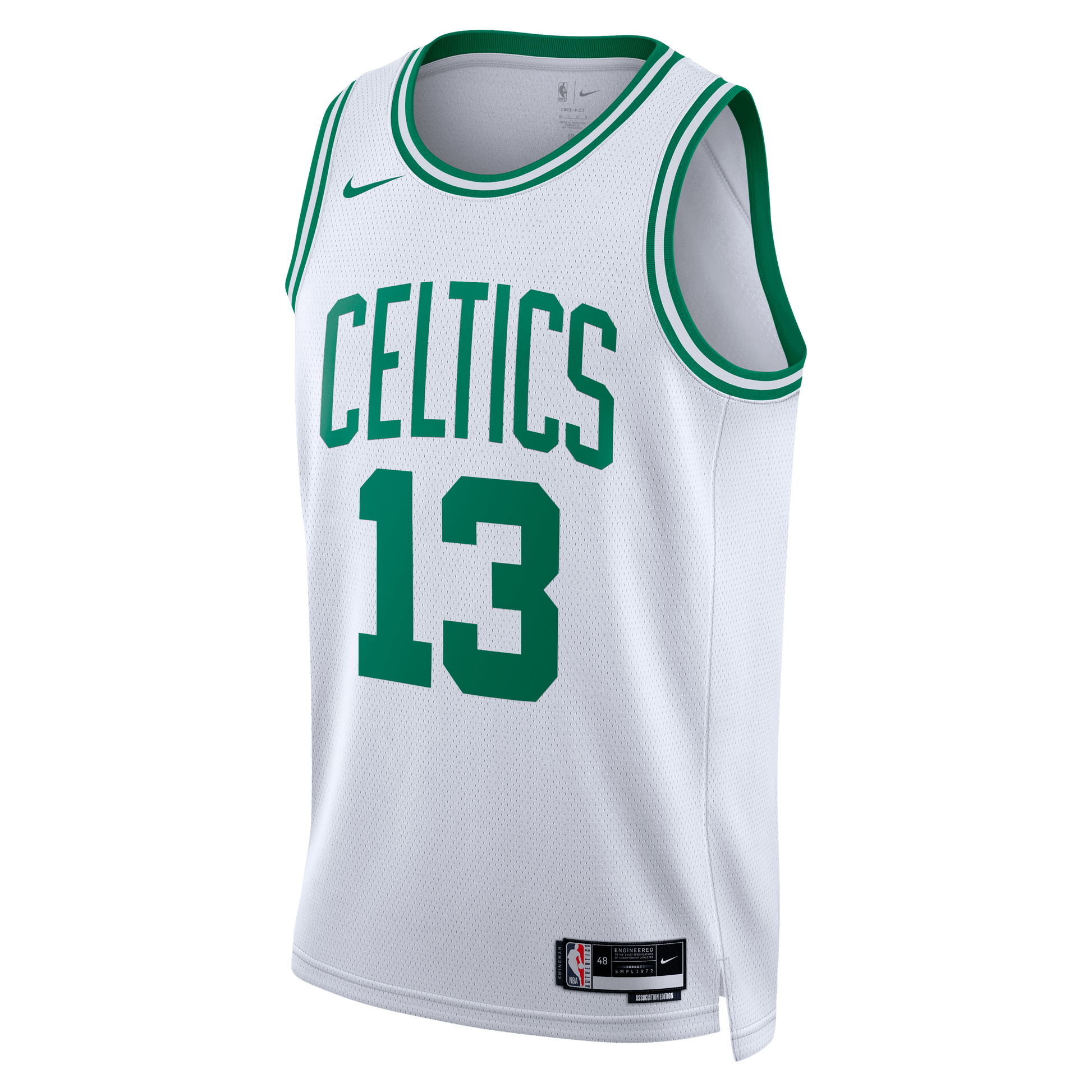 Unisex Boston Celtics Paul George Nike White Swingman Jersey - Association Edition