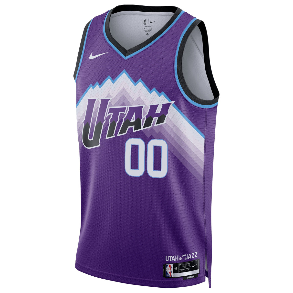Unisex Utah Jazz Nike Purple Swingman Custom Jersey - Icon Edition