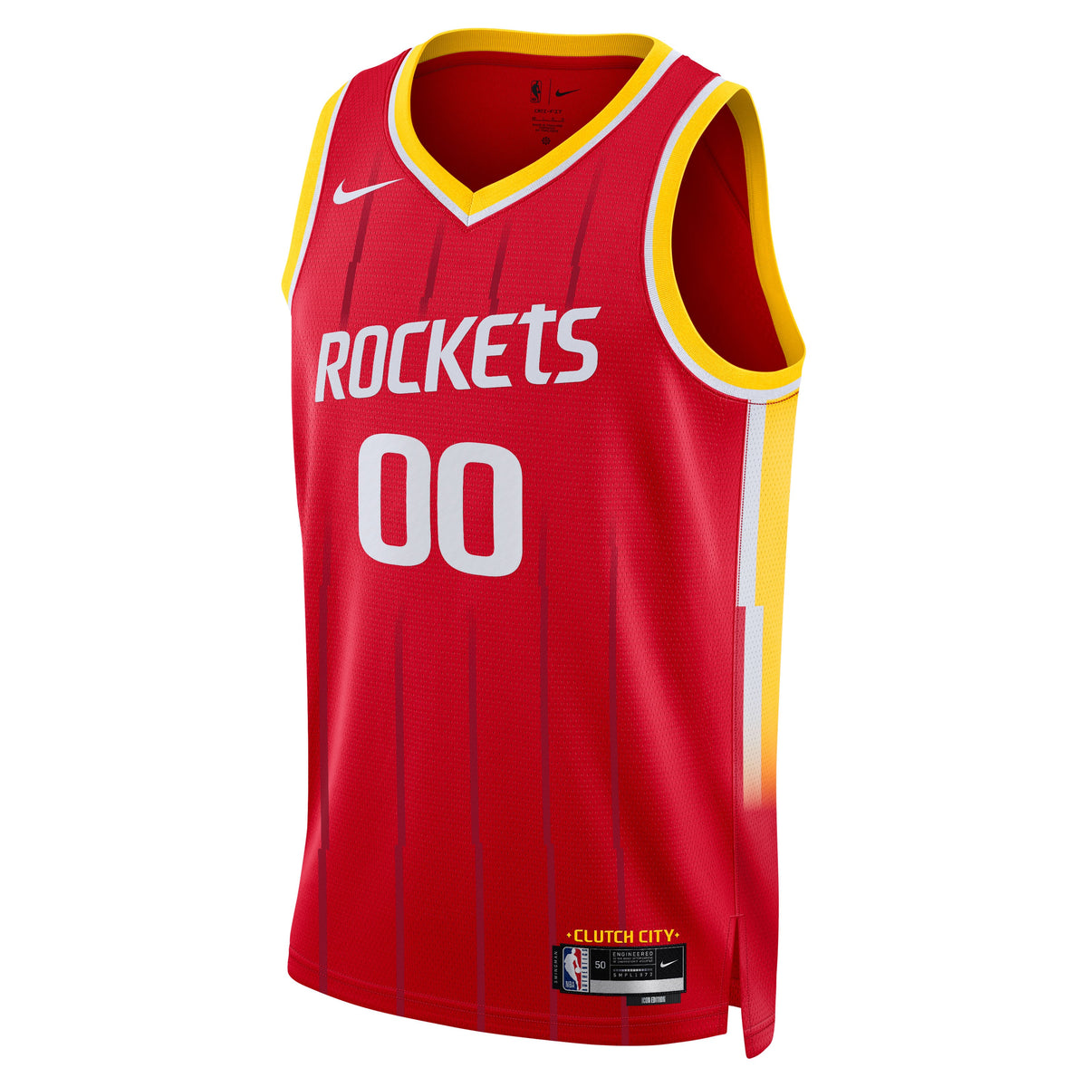 Unisex Houston Rockets  Nike Red Swingman Custom Jersey - Icon Edition