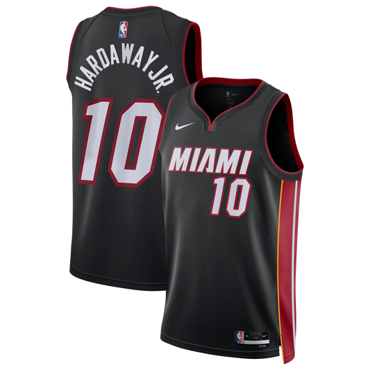 Unisex Miami Heat Tim Hardaway Jr. Nike Black Swingman Jersey - Icon Edition