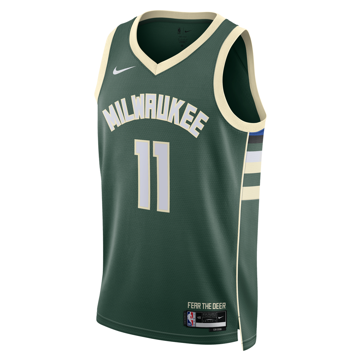 Unisex Milwaukee Bucks Tyler Herro Nike Hunter Green Swingman Jersey - Icon Edition