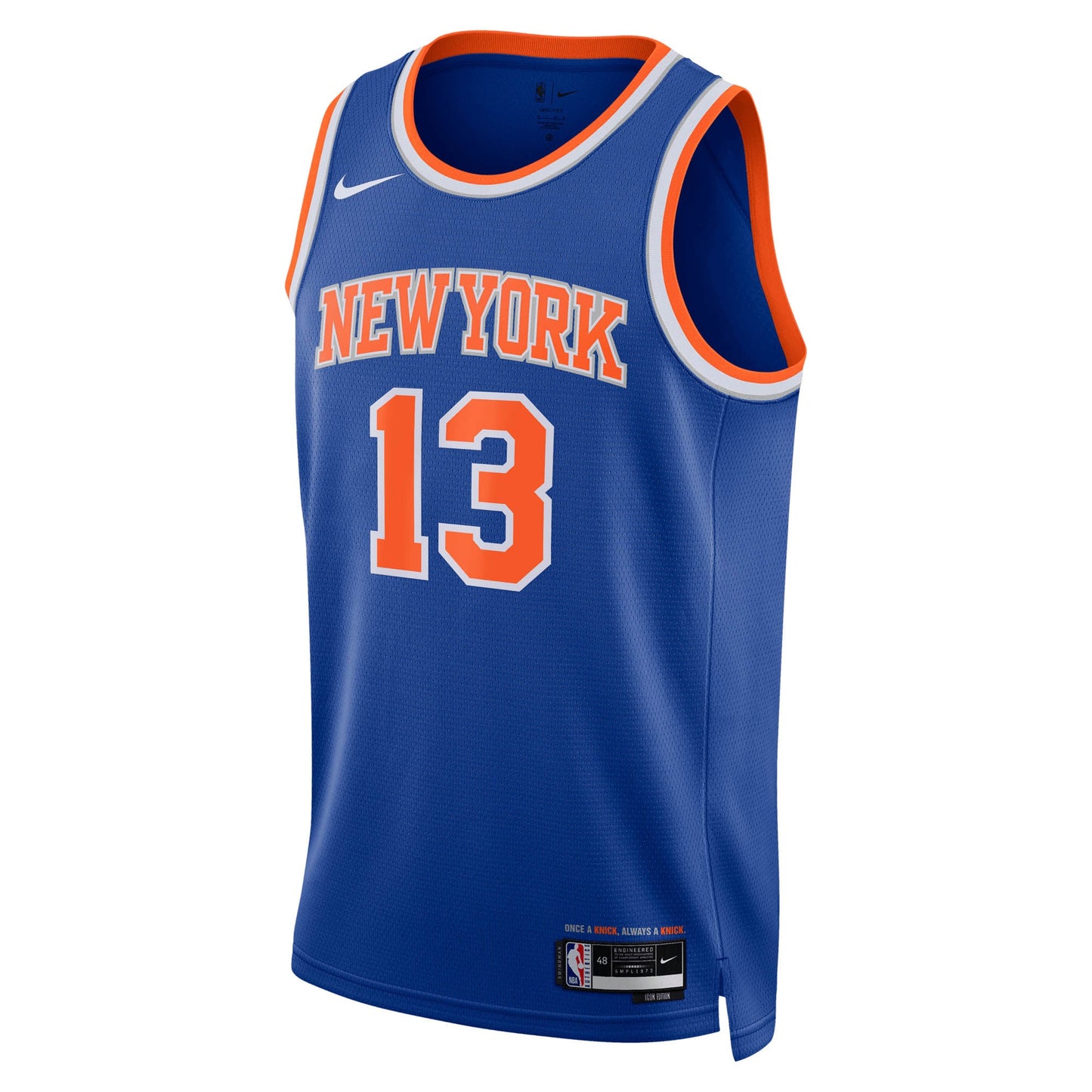 Unisex New York Knicks Tyler Kolek Nike Blue Swingman Jersey - Icon Edition