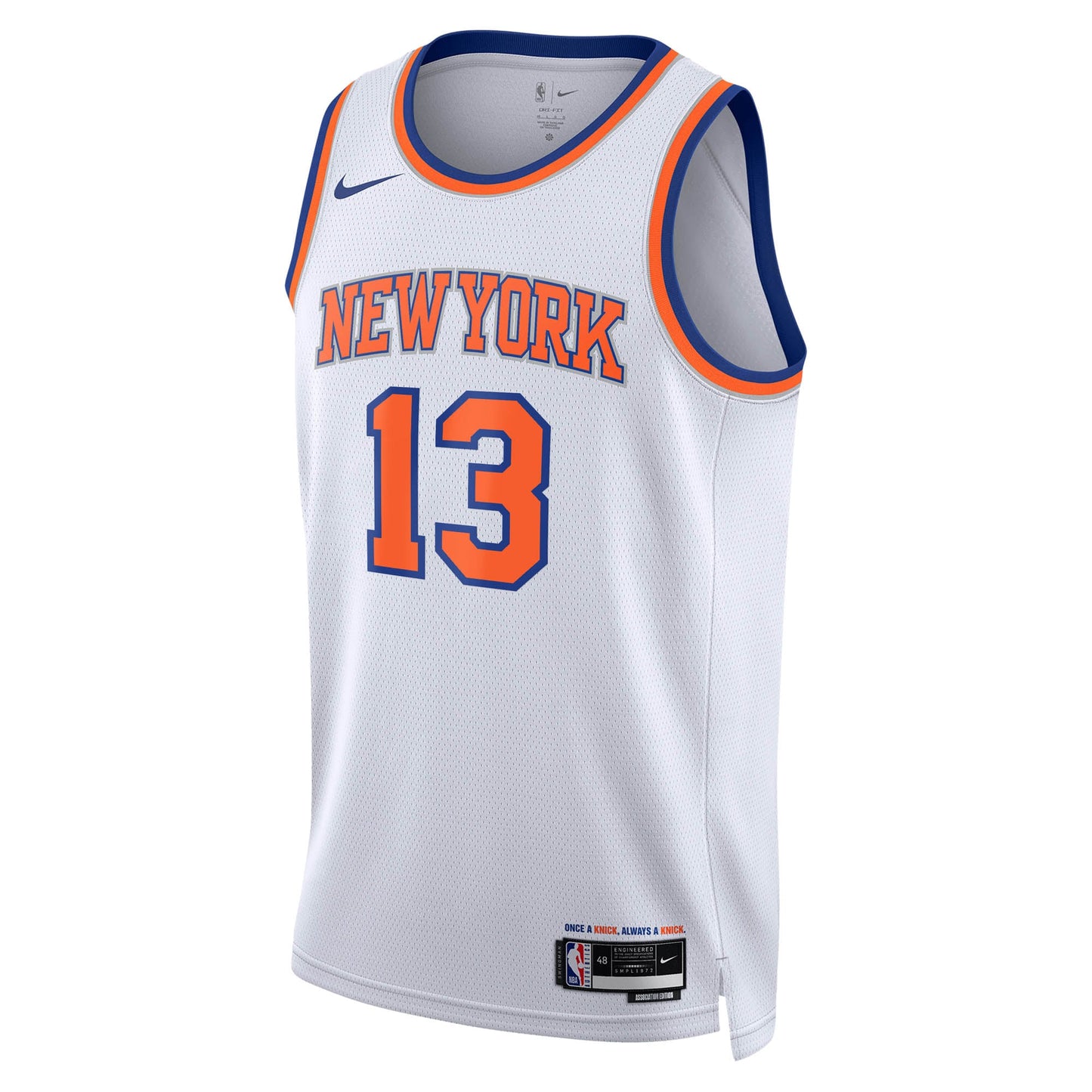 Unisex New York Knicks Tyler Kolek Nike White Swingman Jersey - Association Edition