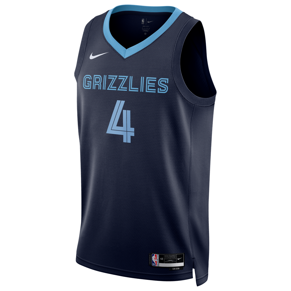 Unisex Memphis Grizzlies Walter Clayton Jr. Nike Navy Swingman Jersey - Icon Edition