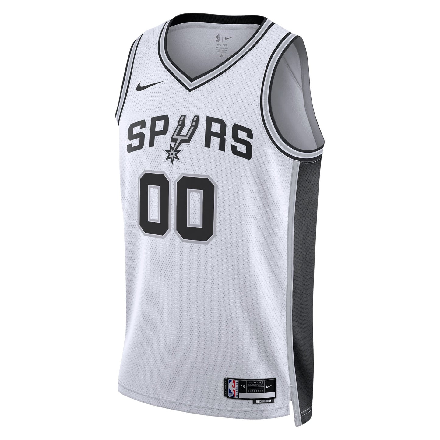 Unisex San Antonio Spurs Nike White Swingman Custom Jersey - Association Edition