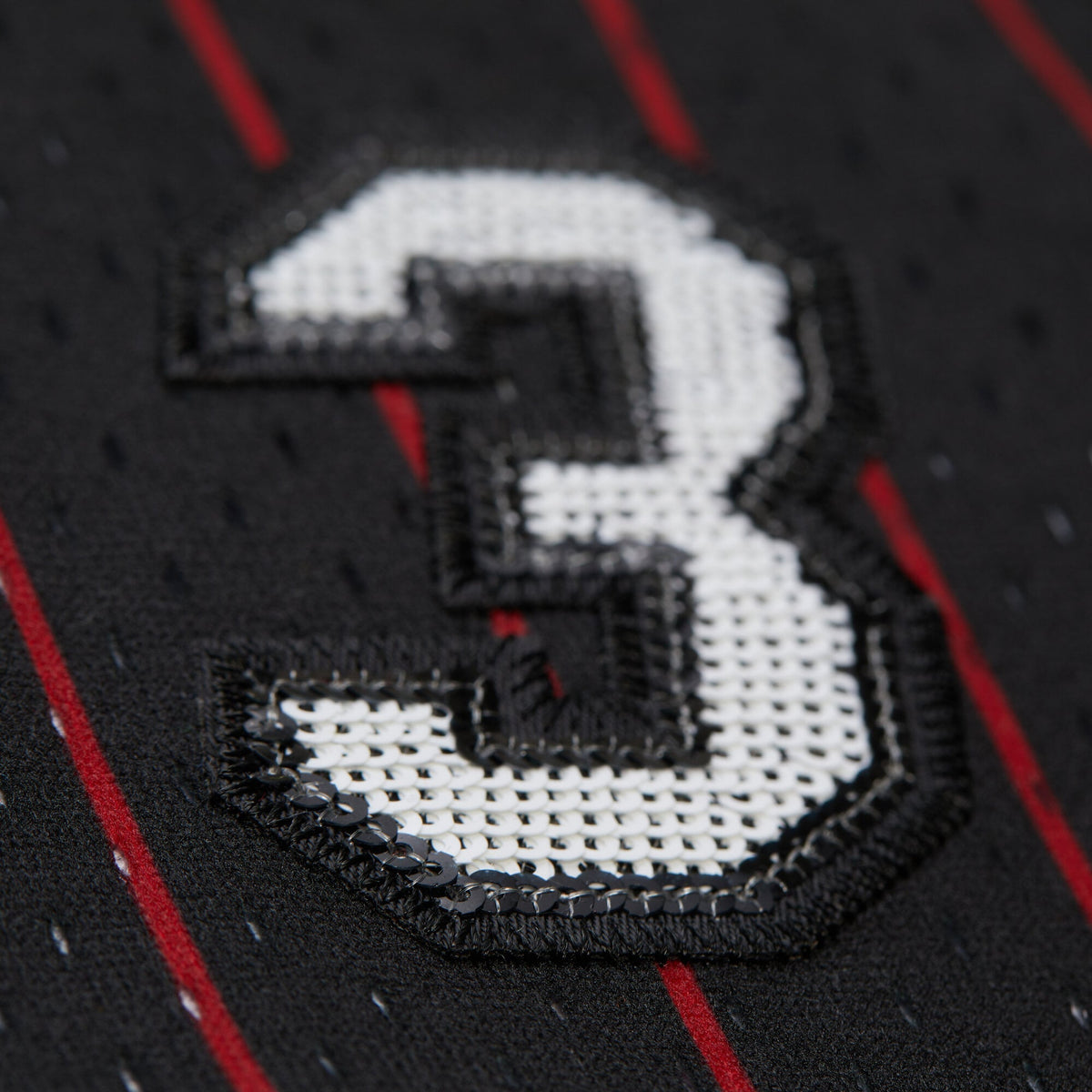 Women's Miami Heat Dwyane Wade Mitchell & Ness x DANNIJO Black Fashion Cropped Basketball Jersey