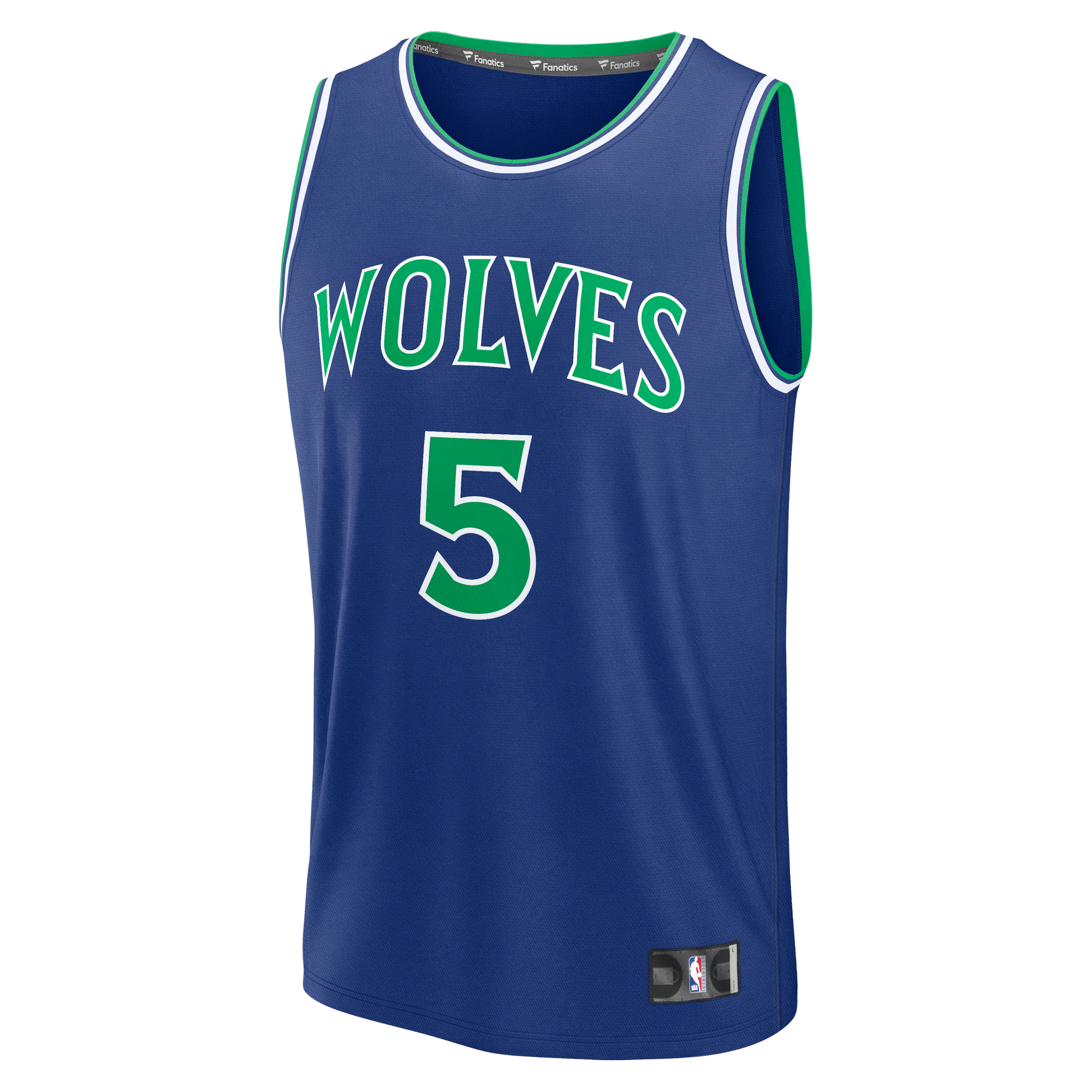 Youth Minnesota Timberwolves Anthony Edwards Fanatics Blue Fast Break Jersey - Icon Edition