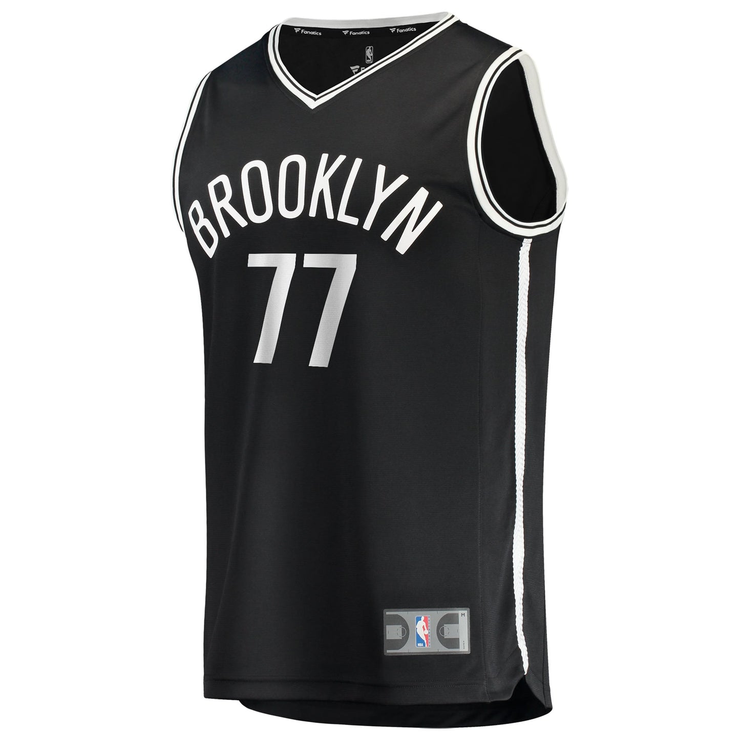 Youth Brooklyn Nets Ben Saraf Fanatics Black Fast Break Replica Jersey - Icon Edition
