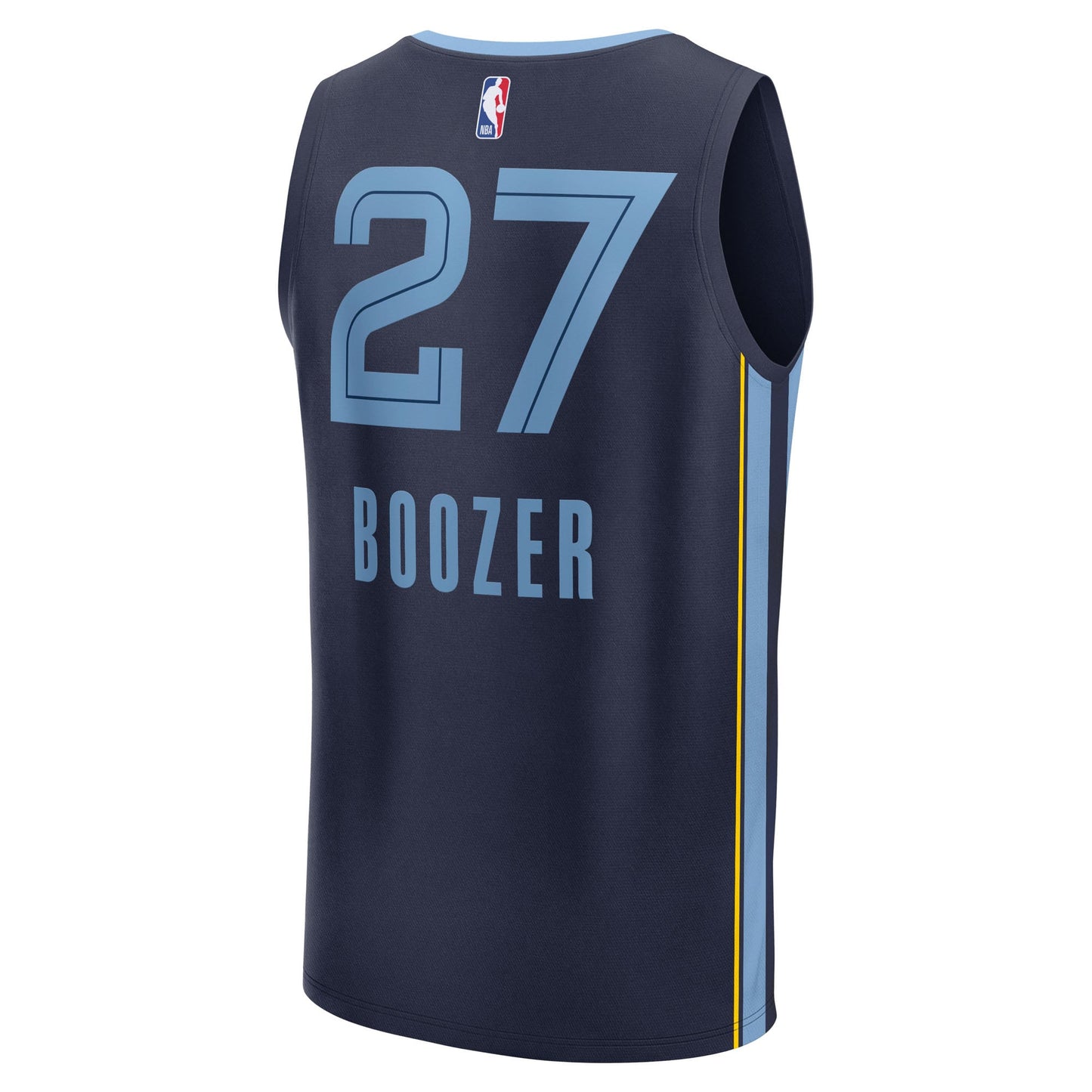 Youth Memphis Grizzlies Cameron Boozer Fanatics Navy Fast Break Replica Jersey - Icon Edition