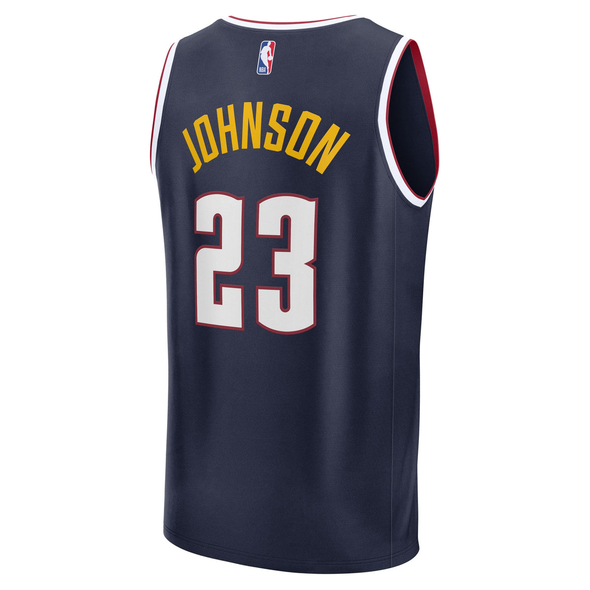 Youth Denver Nuggets Cameron Johnson Fanatics Navy Fast Break Replica Jersey - Icon Edition