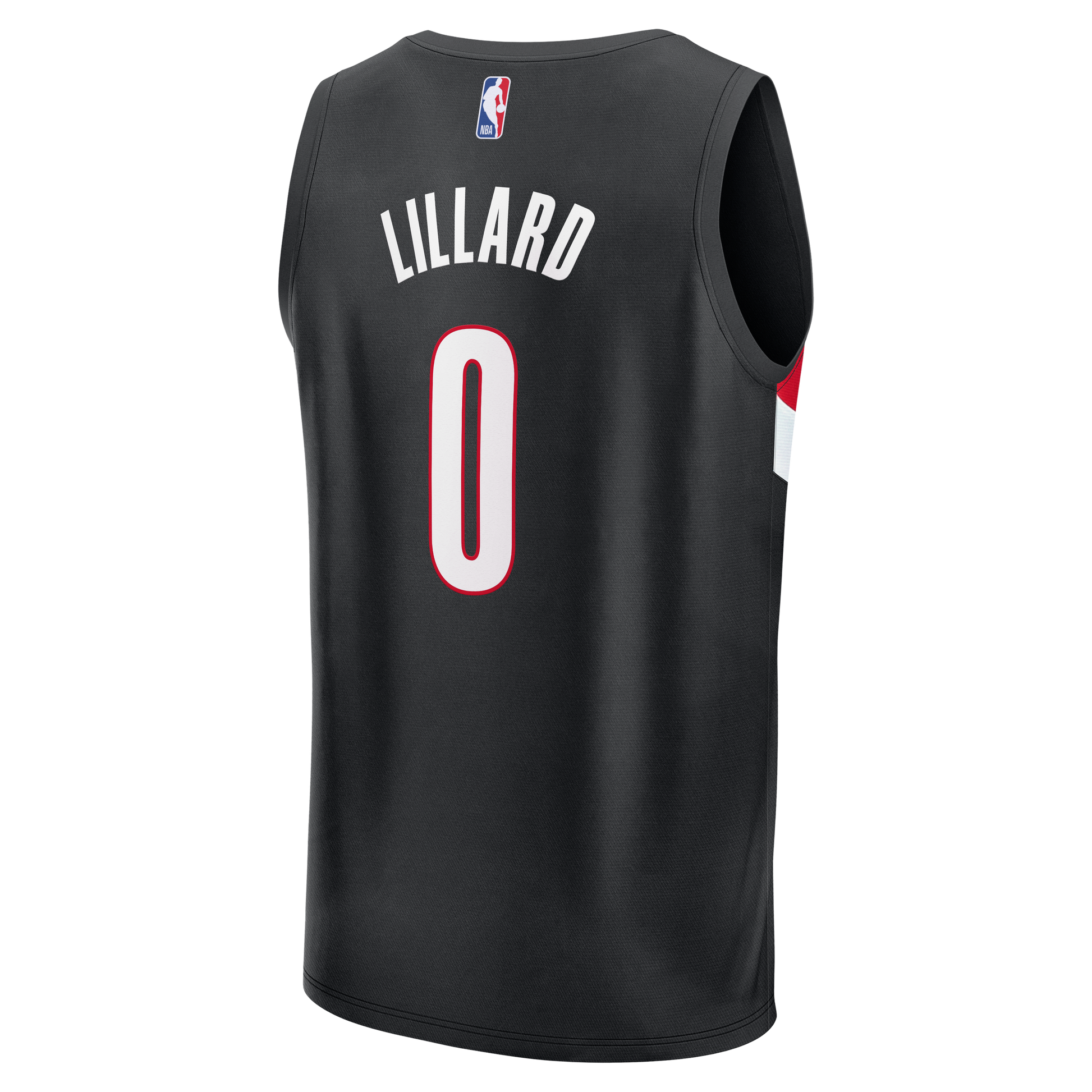 Youth Portland Trail Blazers Damian Lillard Fanatics Black Fast Break Replica Jersey - Icon Edition