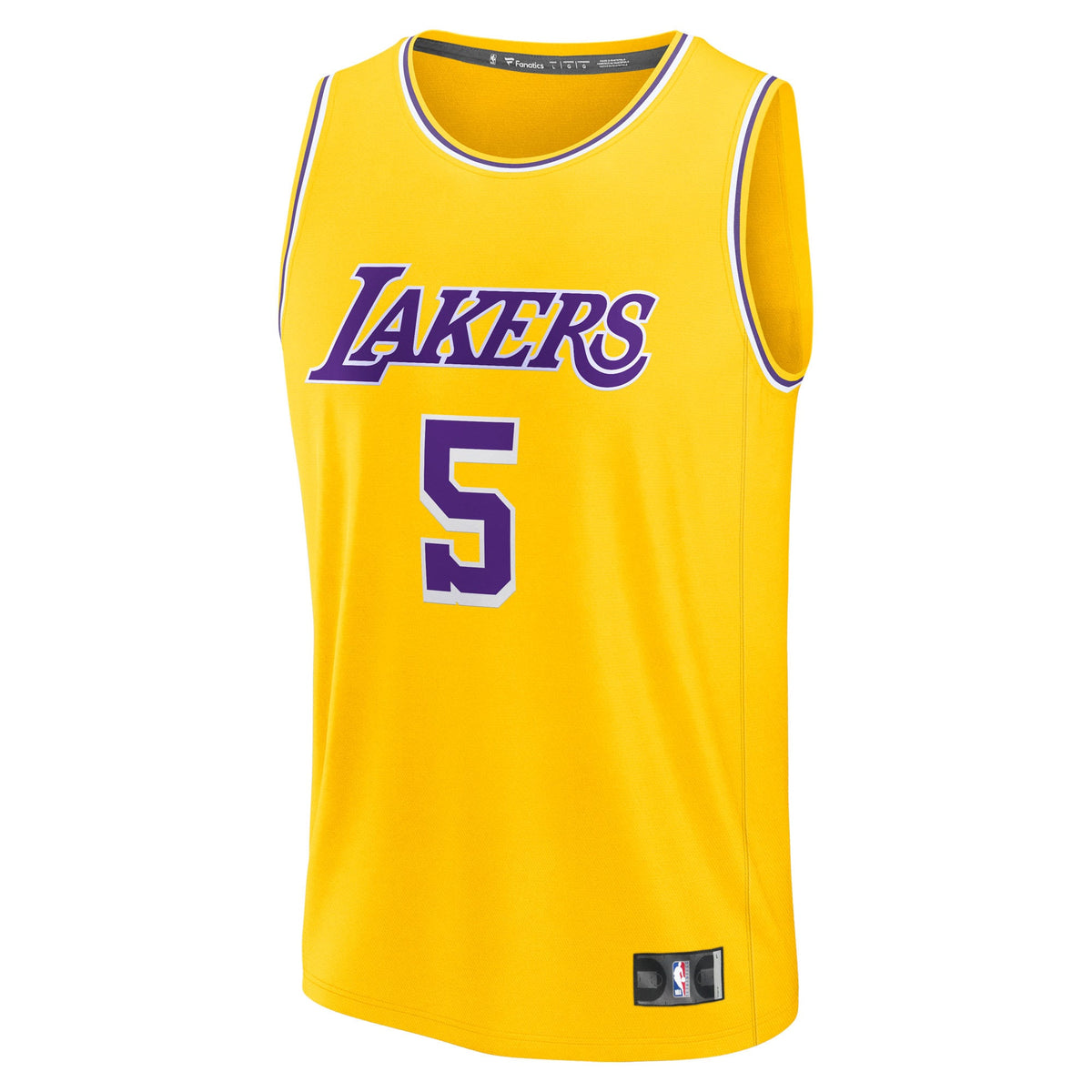 Youth Los Angeles Lakers Deandre Ayton Fanatics Gold Fast Break Replica Player Jersey - Icon Edition