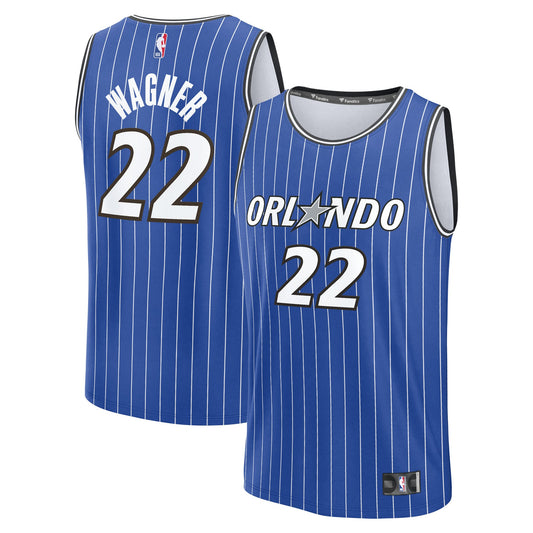 Youth Orlando Magic Franz Wagner Fanatics Blue Fast Break Replica Player Jersey - Icon Edition