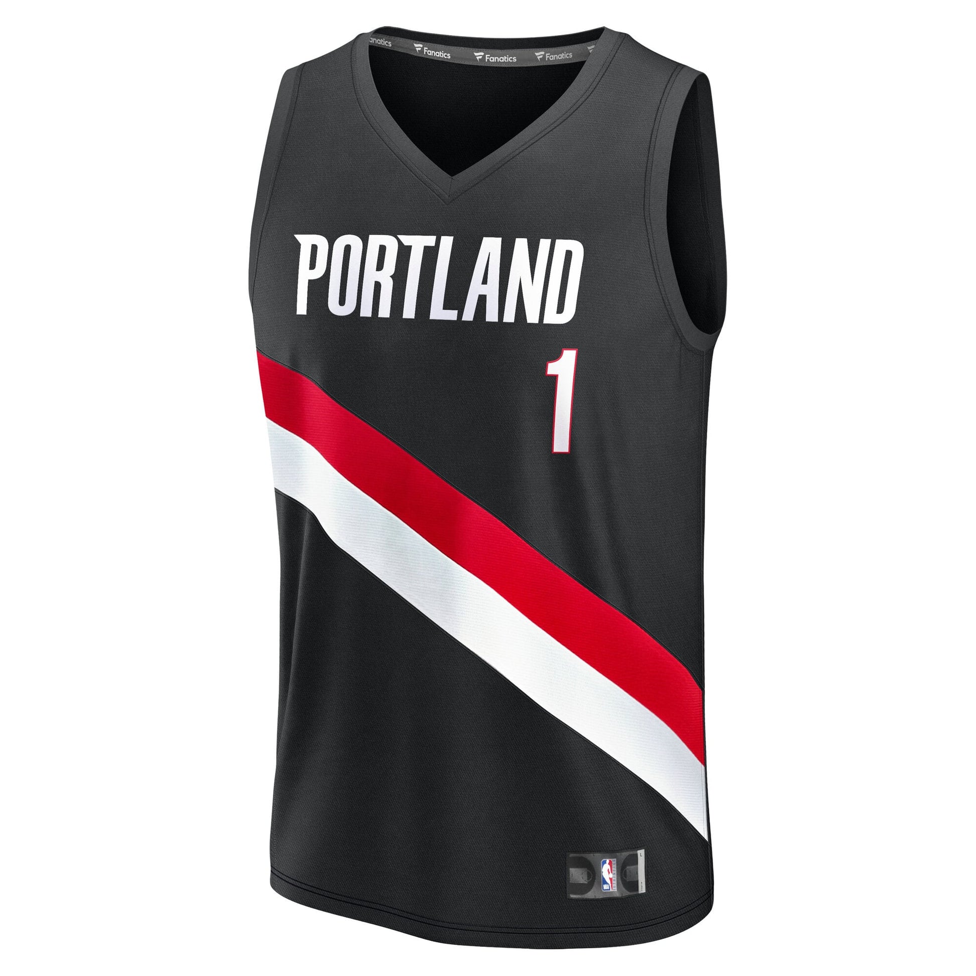 Youth Portland Trail Blazers Ja Morant Fanatics Black Fast Break Replica Jersey - Icon Edition