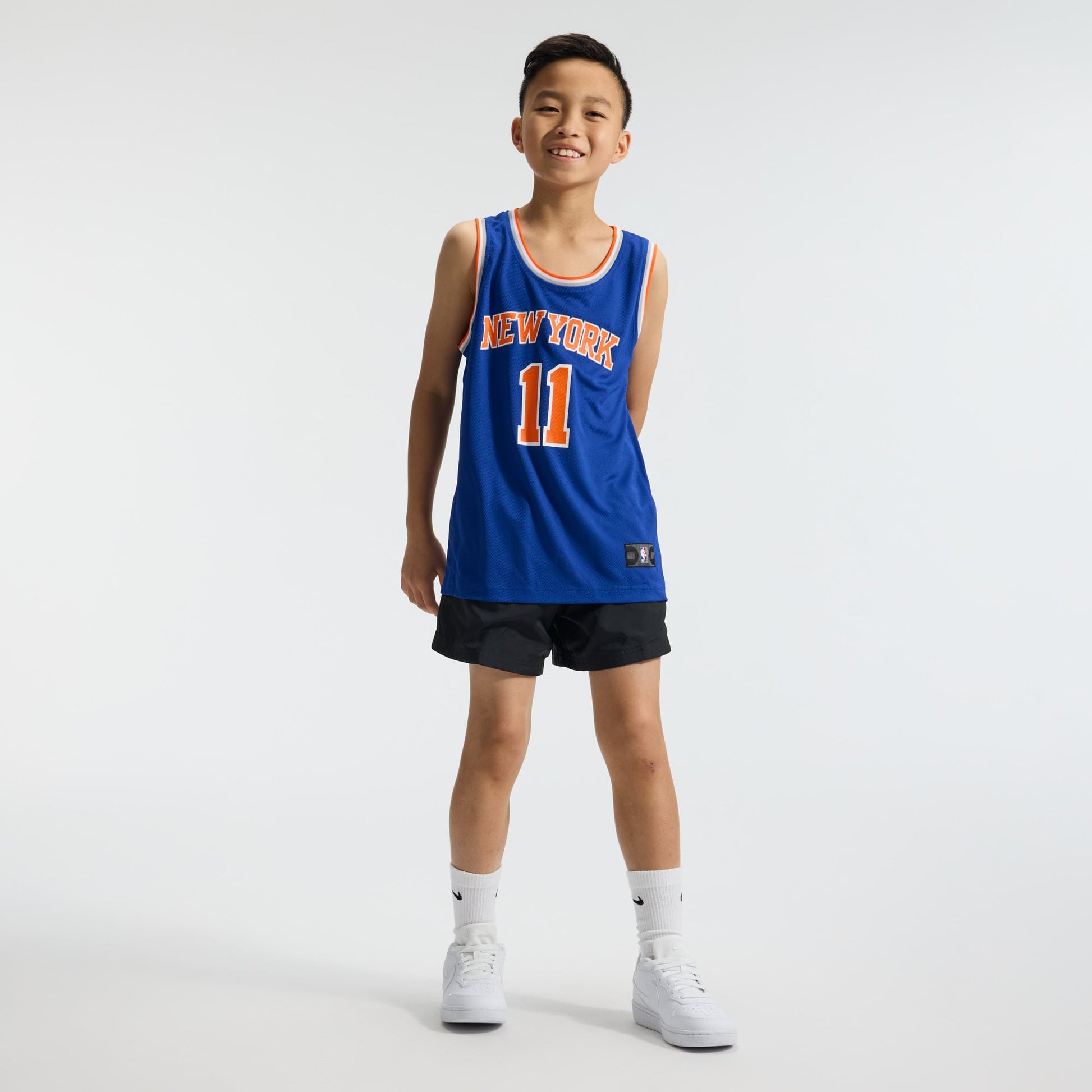 Youth New York Knicks Jalen Brunson Fanatics Blue Fast Break Replica Player Jersey - Icon Edition