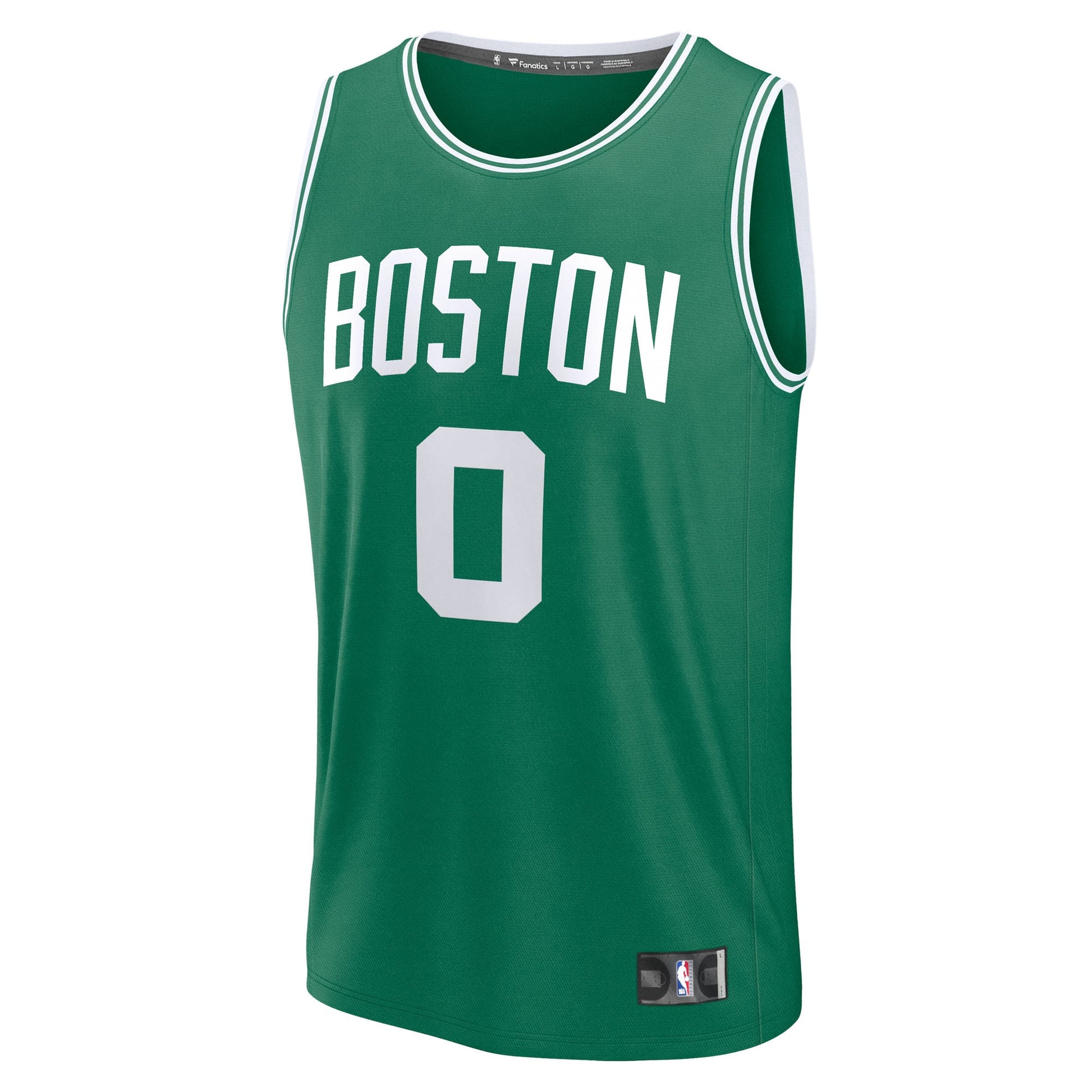 Youth Boston Celtics Jayson Tatum Fanatics Kelly Green Fast Break Replica Player Jersey - Icon Edition