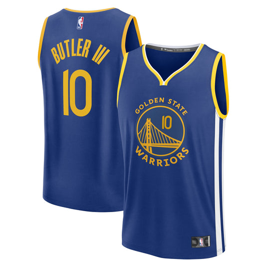 Youth Golden State Warriors Jimmy Butler III Fanatics Royal Fast Break Replica Player Jersey - Icon Edition